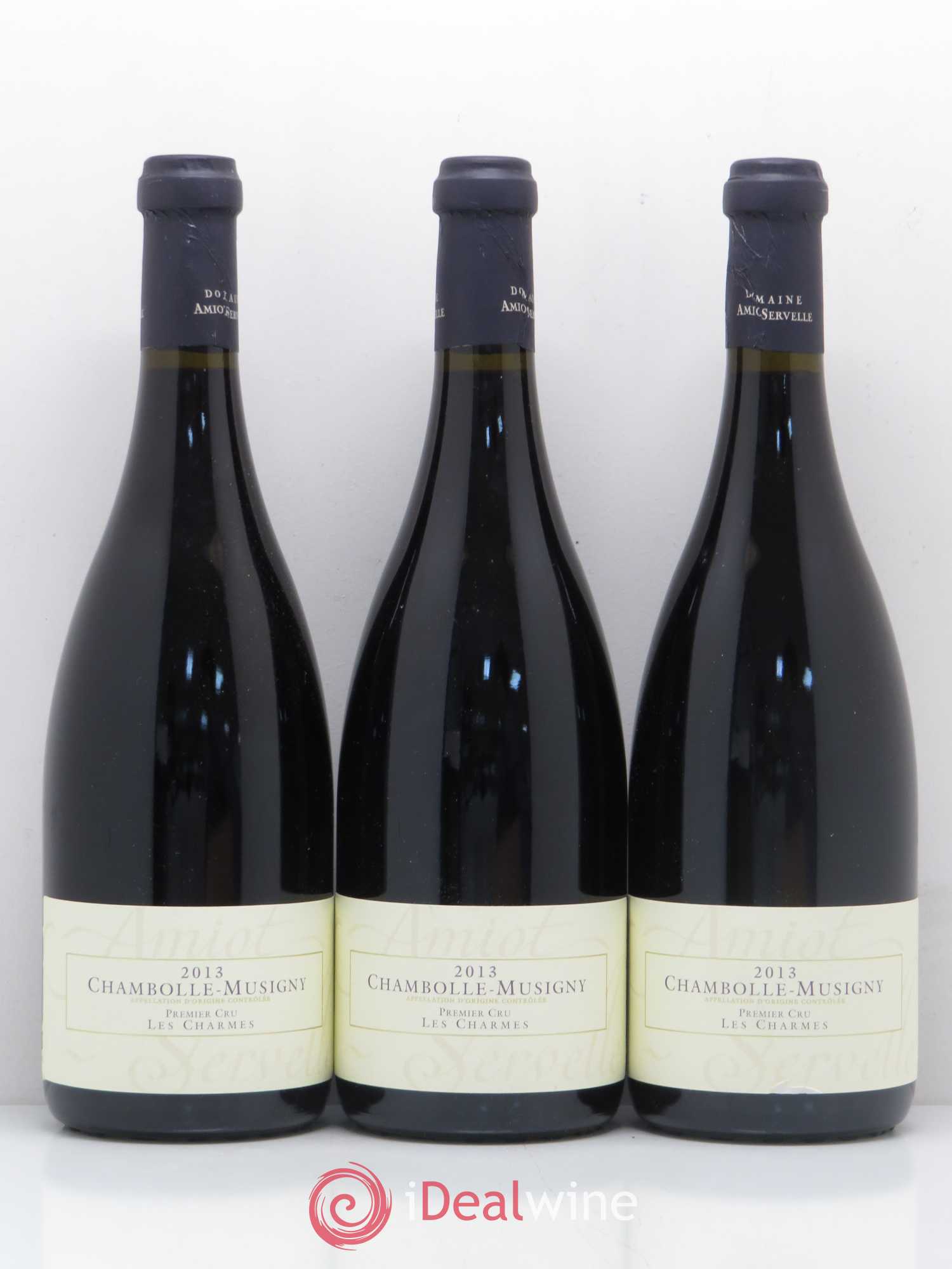 Chambolle-Musigny 1er Cru Les Charmes Amiot-Servelle 2013 - Lot de 3 bouteilles - 0