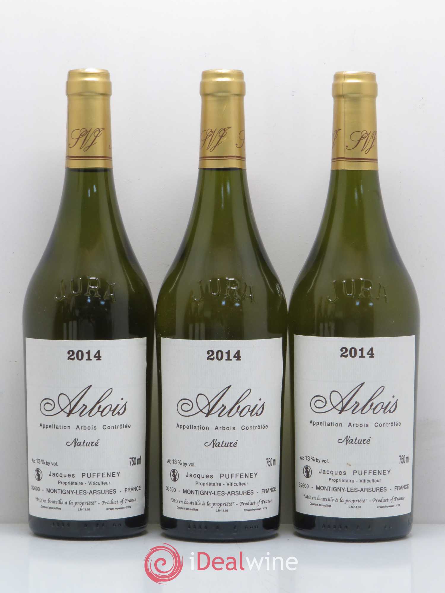 Arbois Naturé Jacques Puffeney 2014 - Posten von 6 Flaschen - 1