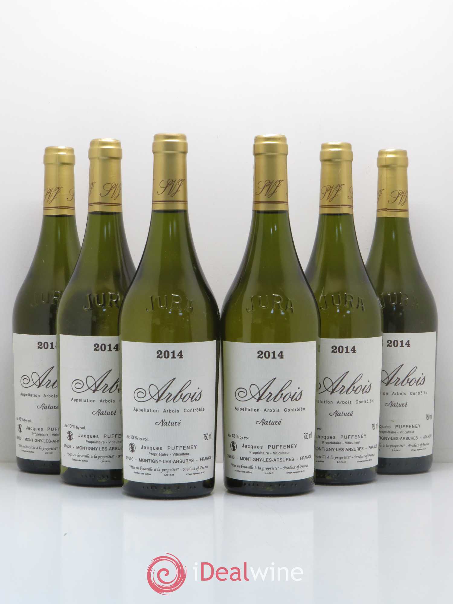 Arbois Naturé Jacques Puffeney 2014 - Posten von 6 Flaschen - 0