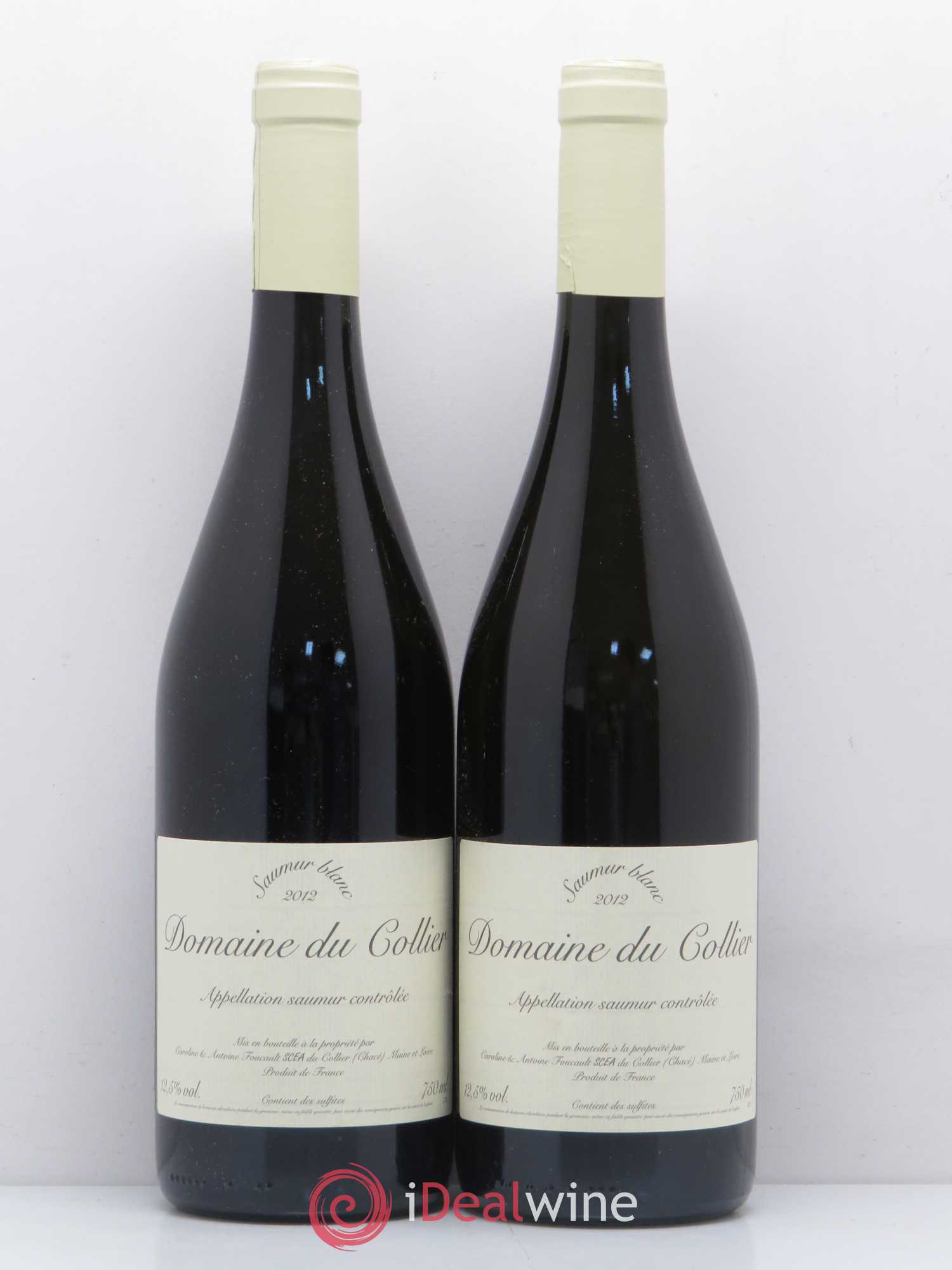 Saumur Domaine du Collier 2012 - Lot de 2 bouteilles - 0