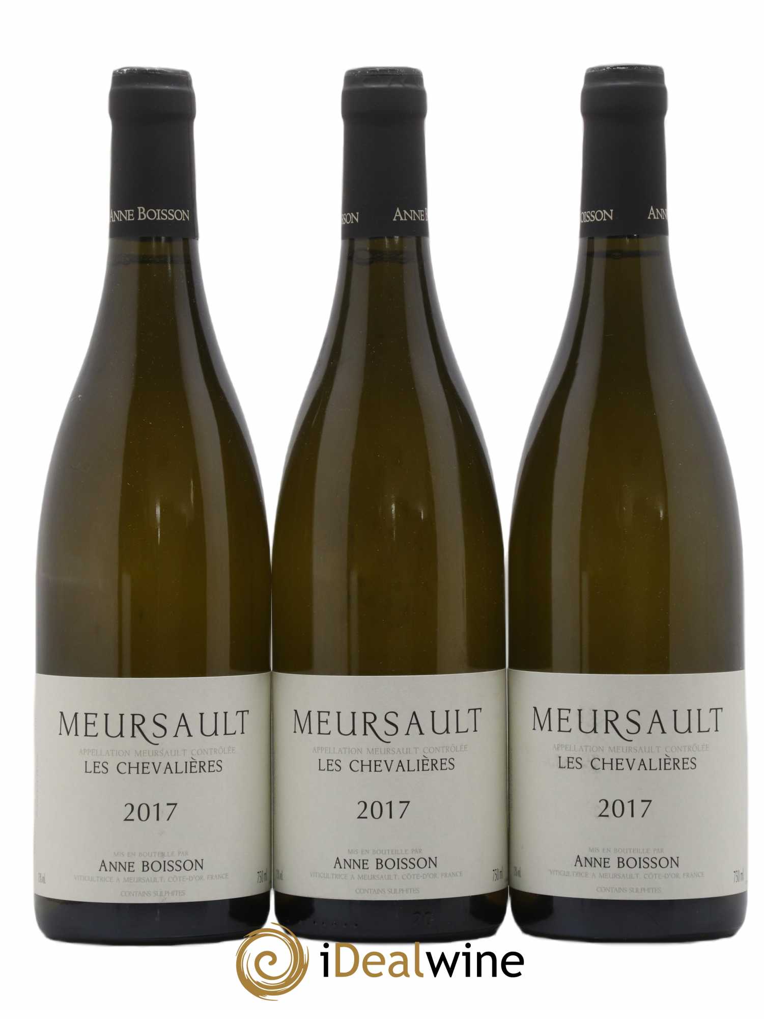 Meursault Les Chevalières Anne Boisson 2017 - Lot de 3 bouteilles - 0