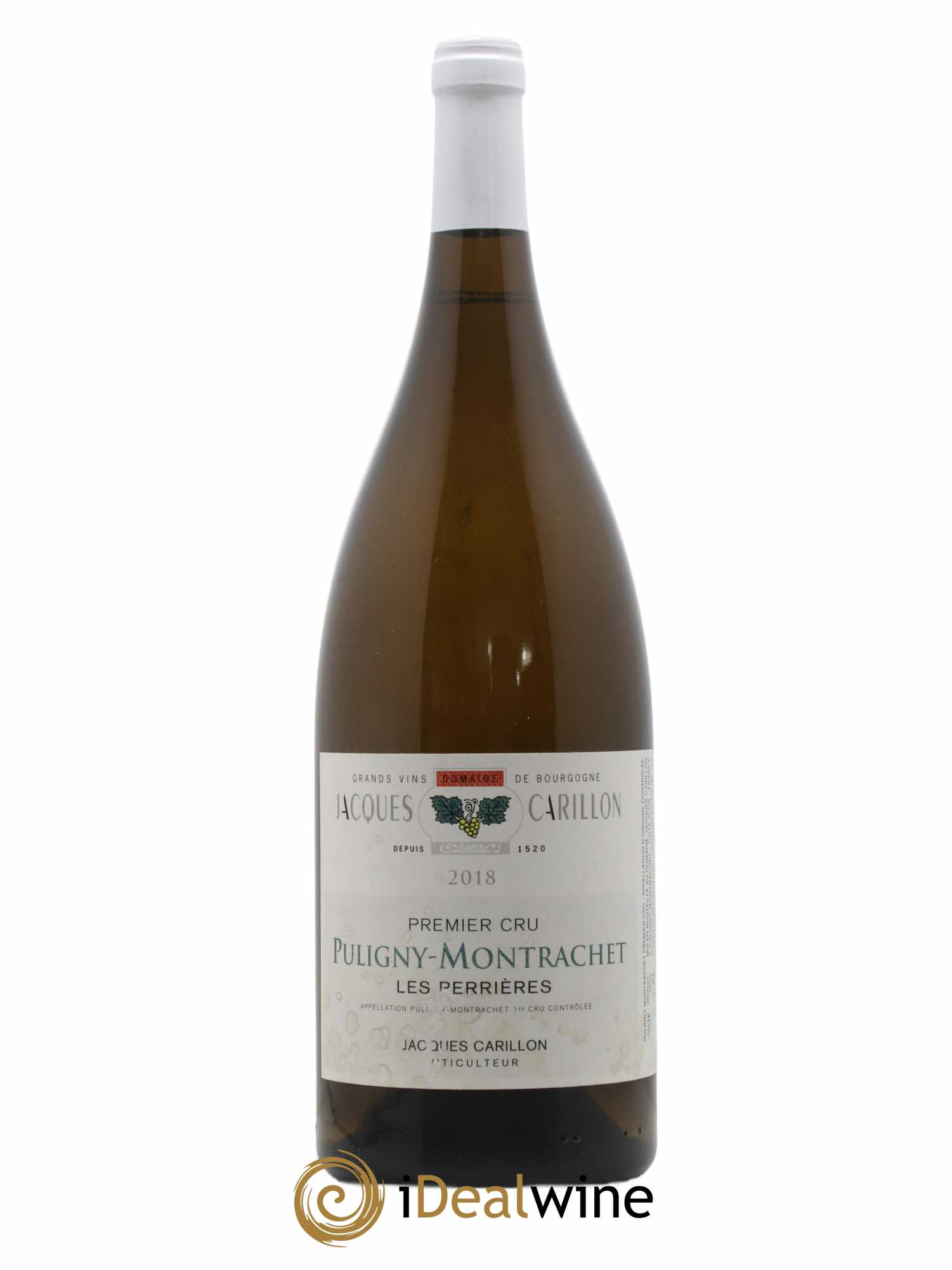 Puligny-Montrachet 1er Cru Les Perrières Jacques Carillon (Domaine) 2018 - Lot de 1 magnum - 0