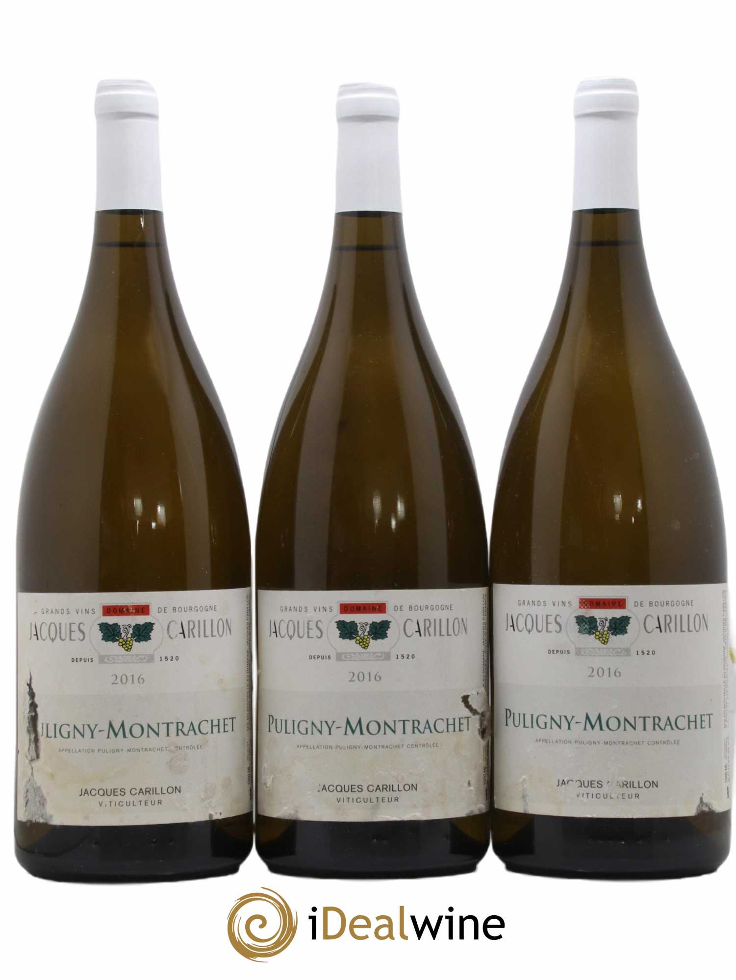 Puligny-Montrachet Jacques Carillon (Domaine) 2016 - Lot de 3 magnums - 0