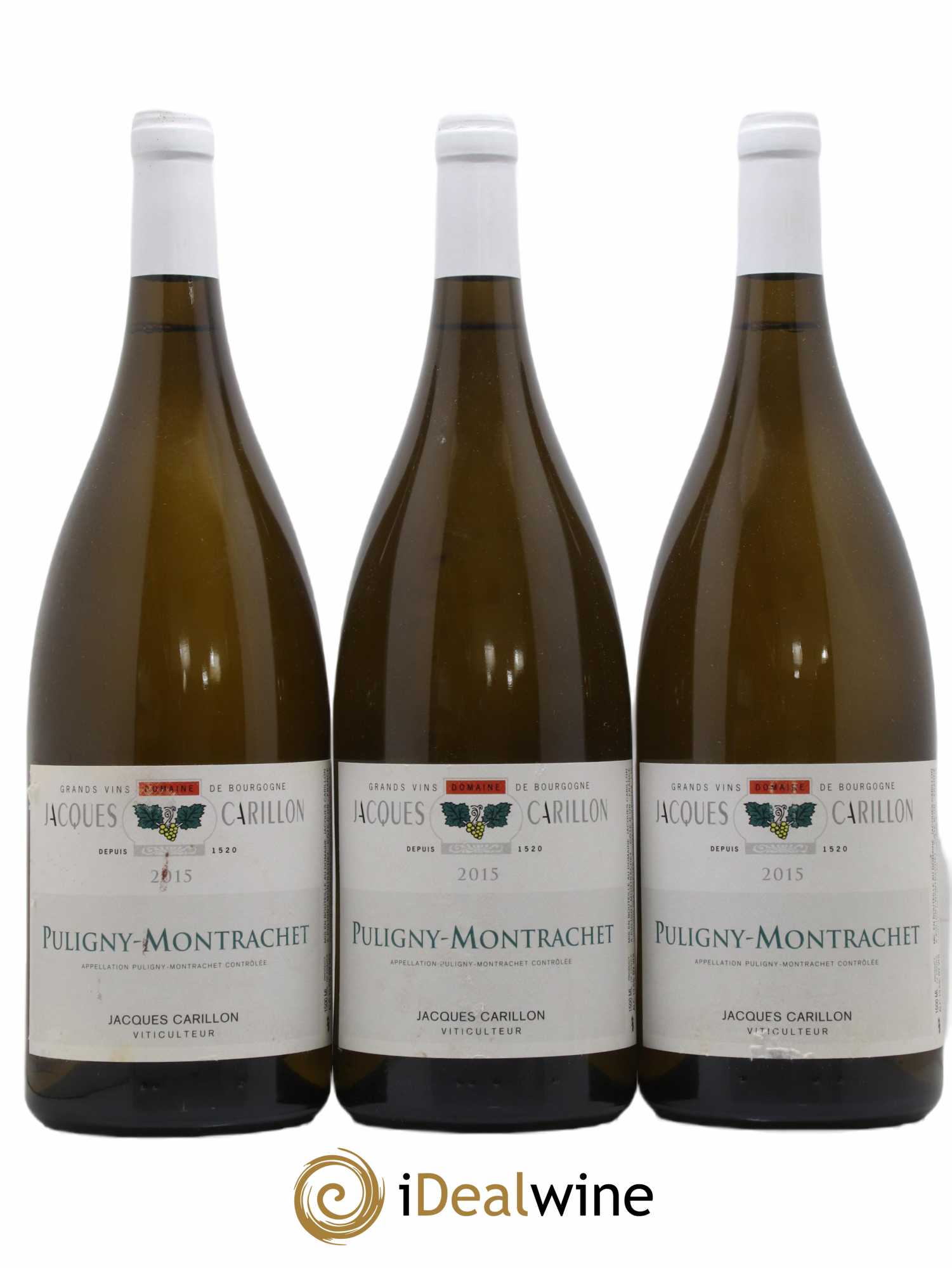 Puligny-Montrachet Jacques Carillon (Domaine) 2015 - Lot de 3 magnums - 0