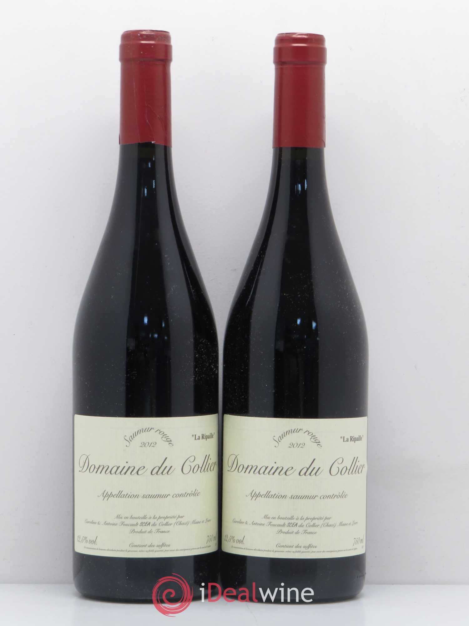 Saumur La Ripaille Domaine du Collier 2012 - Posten von 2 Flaschen - 0