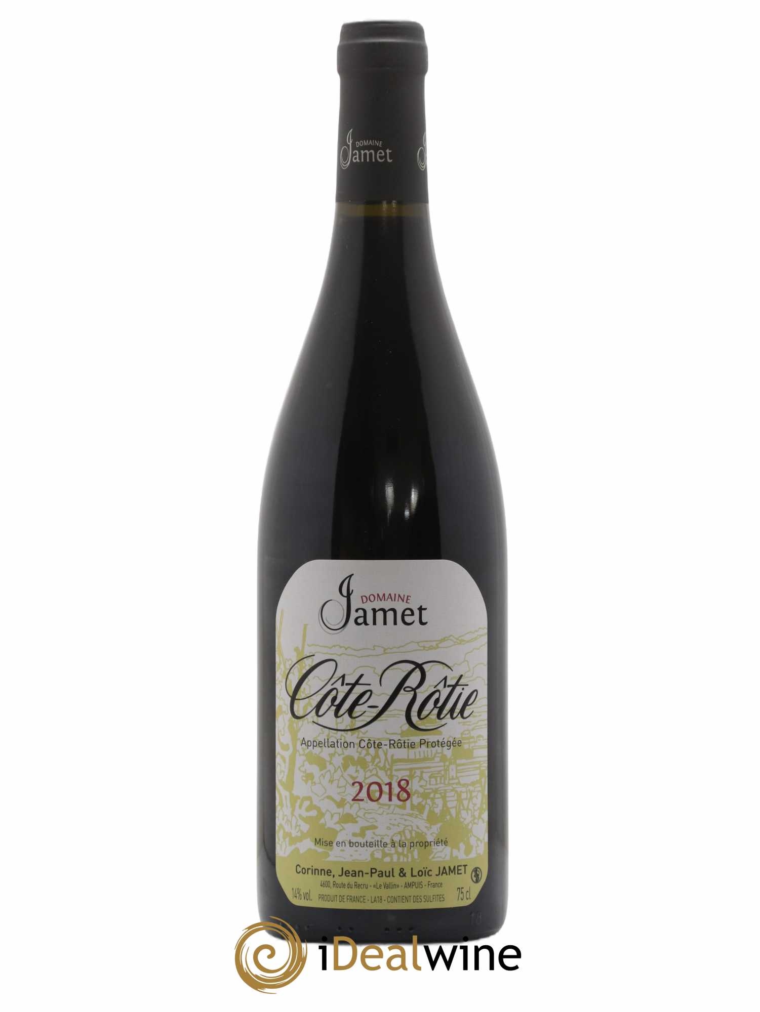 Côte-Rôtie Jamet (Domaine) 2018 - Lot de 1 bouteille - 0