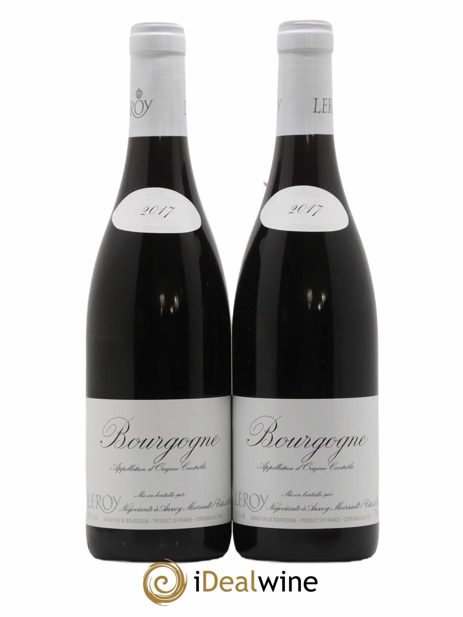Bourgogne Leroy SA 2017 - Lot de 2 bouteilles - 0