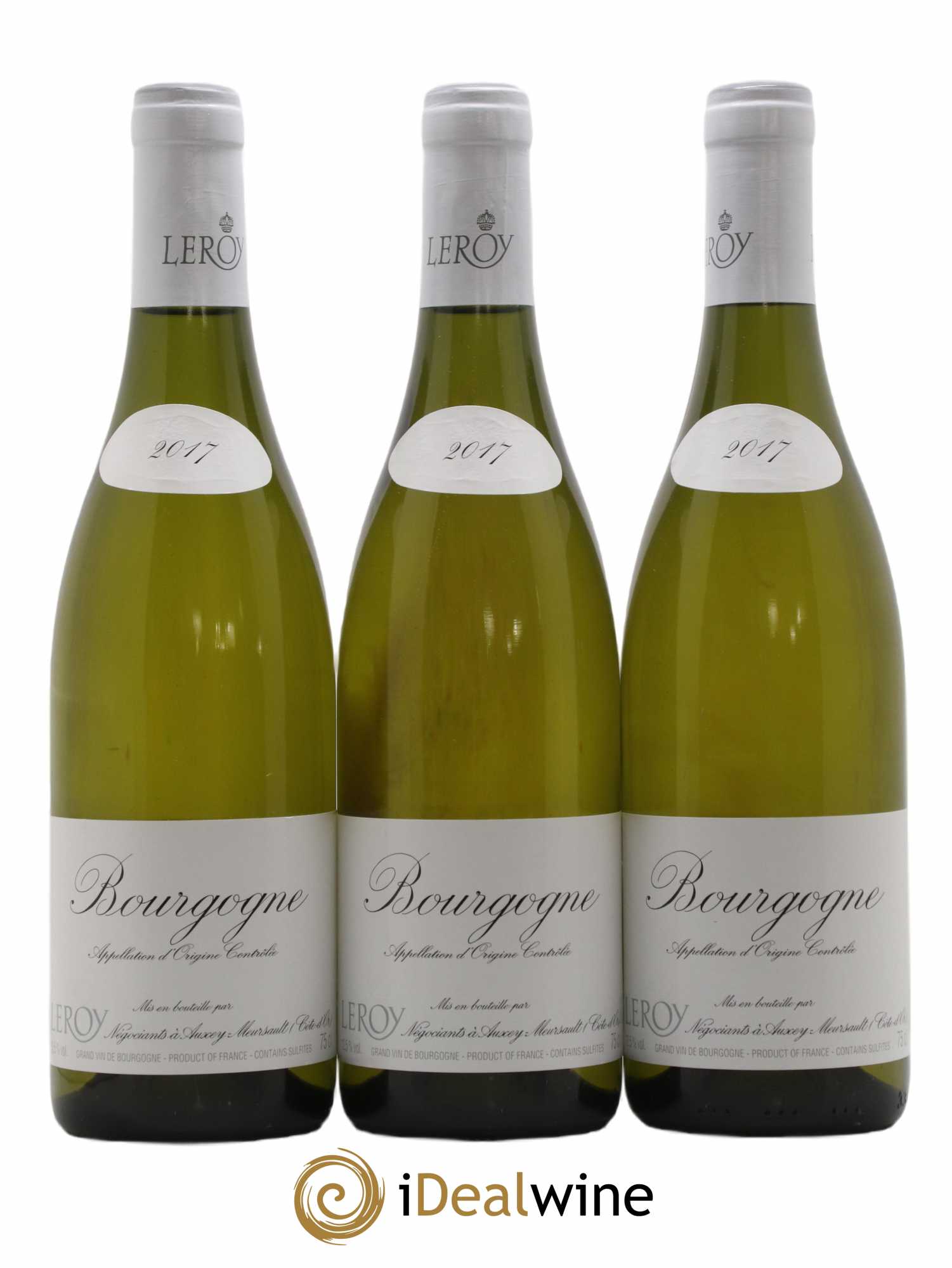 Bourgogne Leroy SA 2017 - Lot de 3 bouteilles - 0