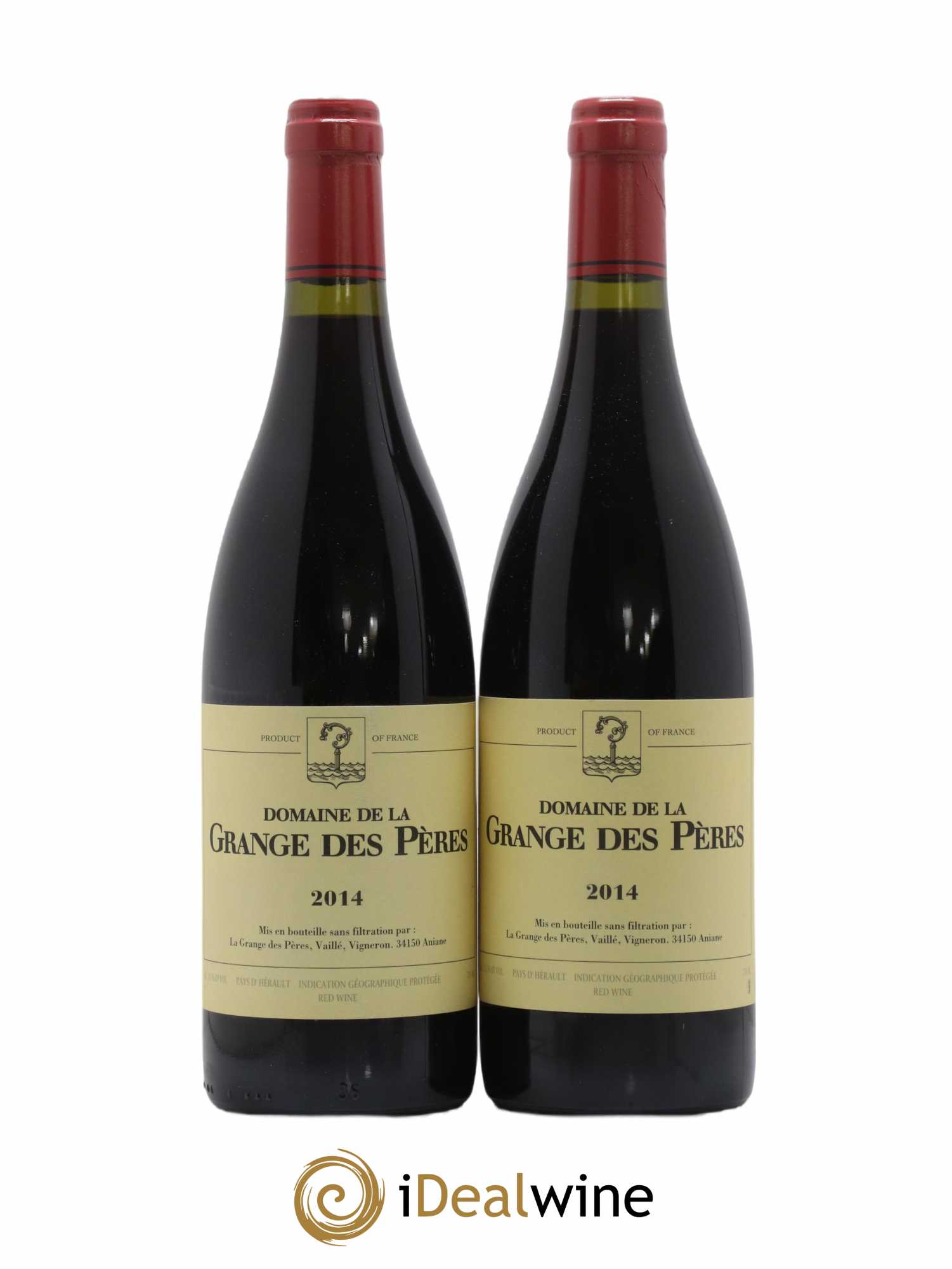 Pays d'Hérault Grange des Pères Laurent Vaillé 2014 - Lot de 2 bouteilles - 0