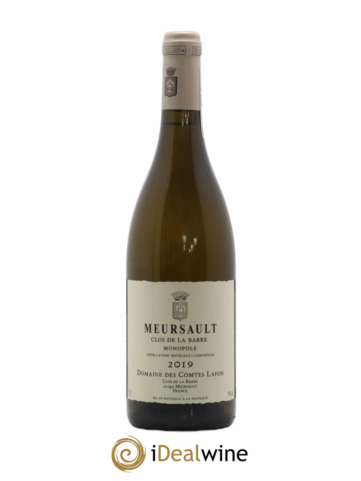 Meursault Clos de la Barre Comtes Lafon (Domaine des) 2019 - Lot de 1 bouteille - 0
