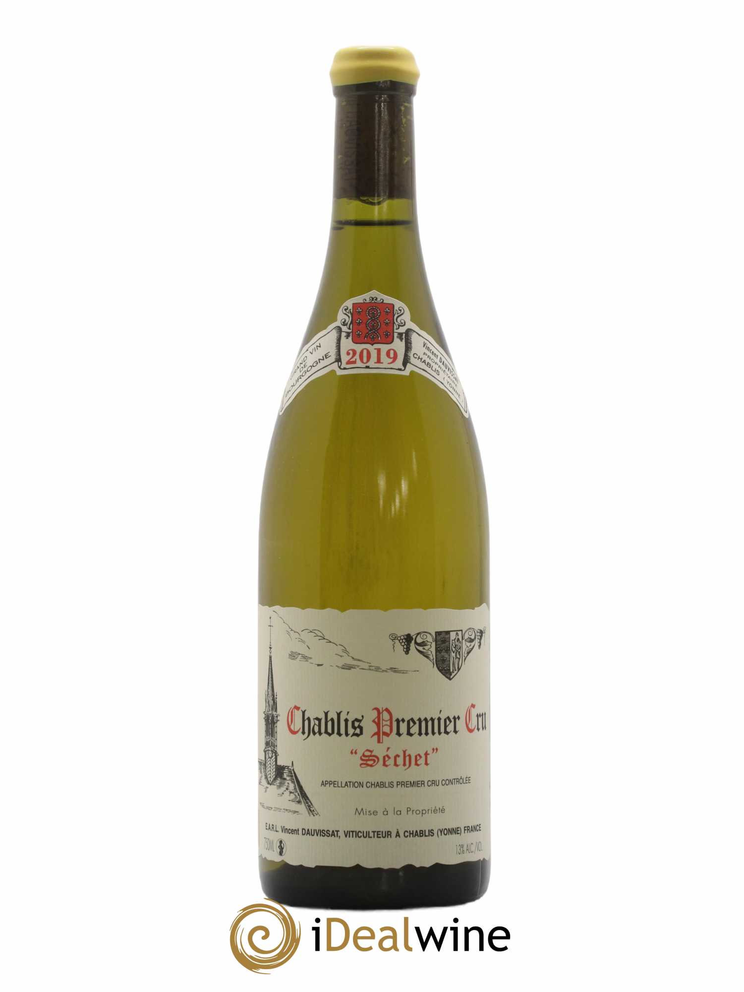 Chablis 1er Cru Séchet Vincent Dauvissat (Domaine) 2019 - Lot de 1 bouteille - 0