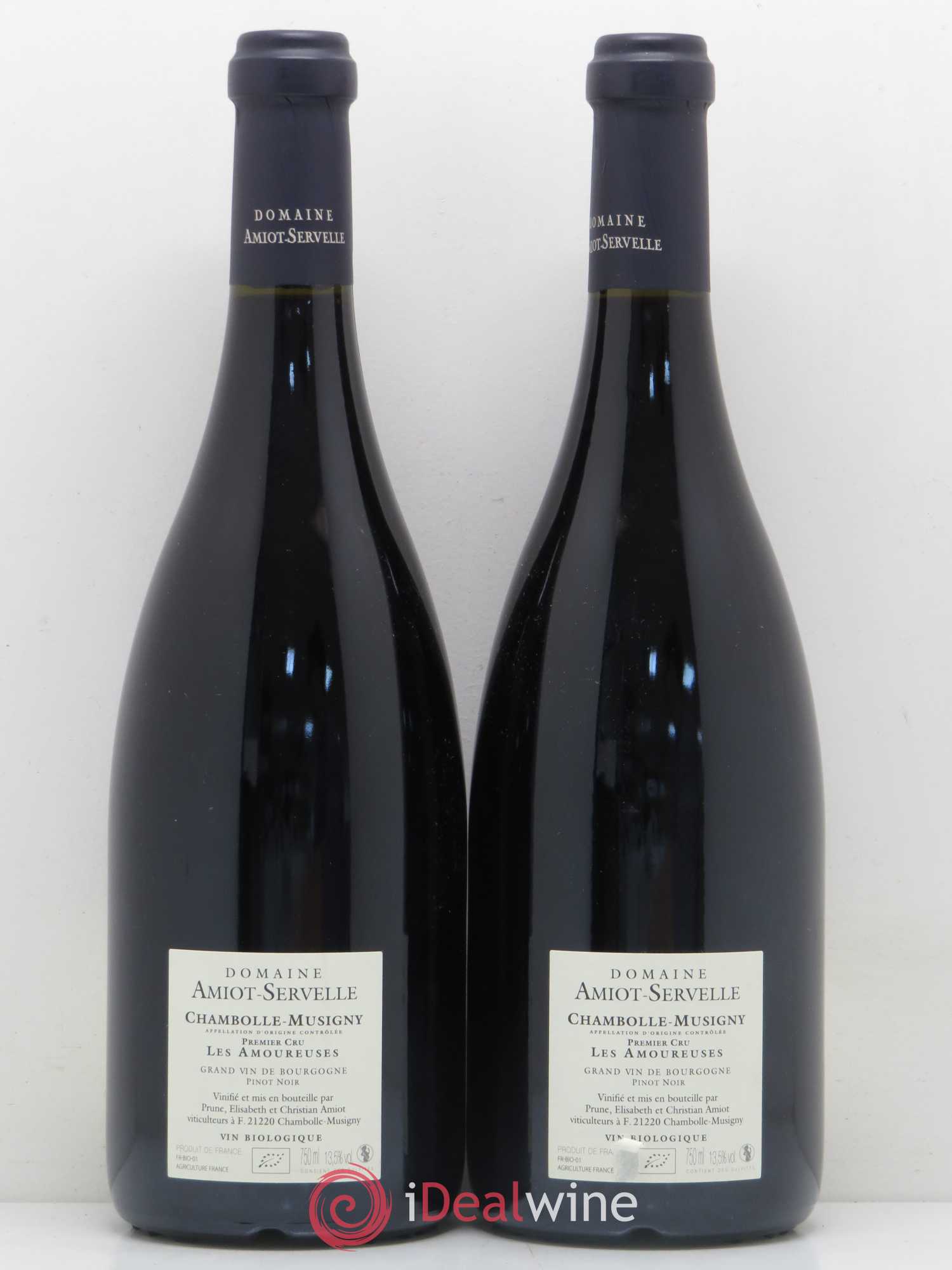 Chambolle-Musigny 1er Cru Les Amoureuses Amiot-Servelle 2015 - Lot de 2 bouteilles - 1
