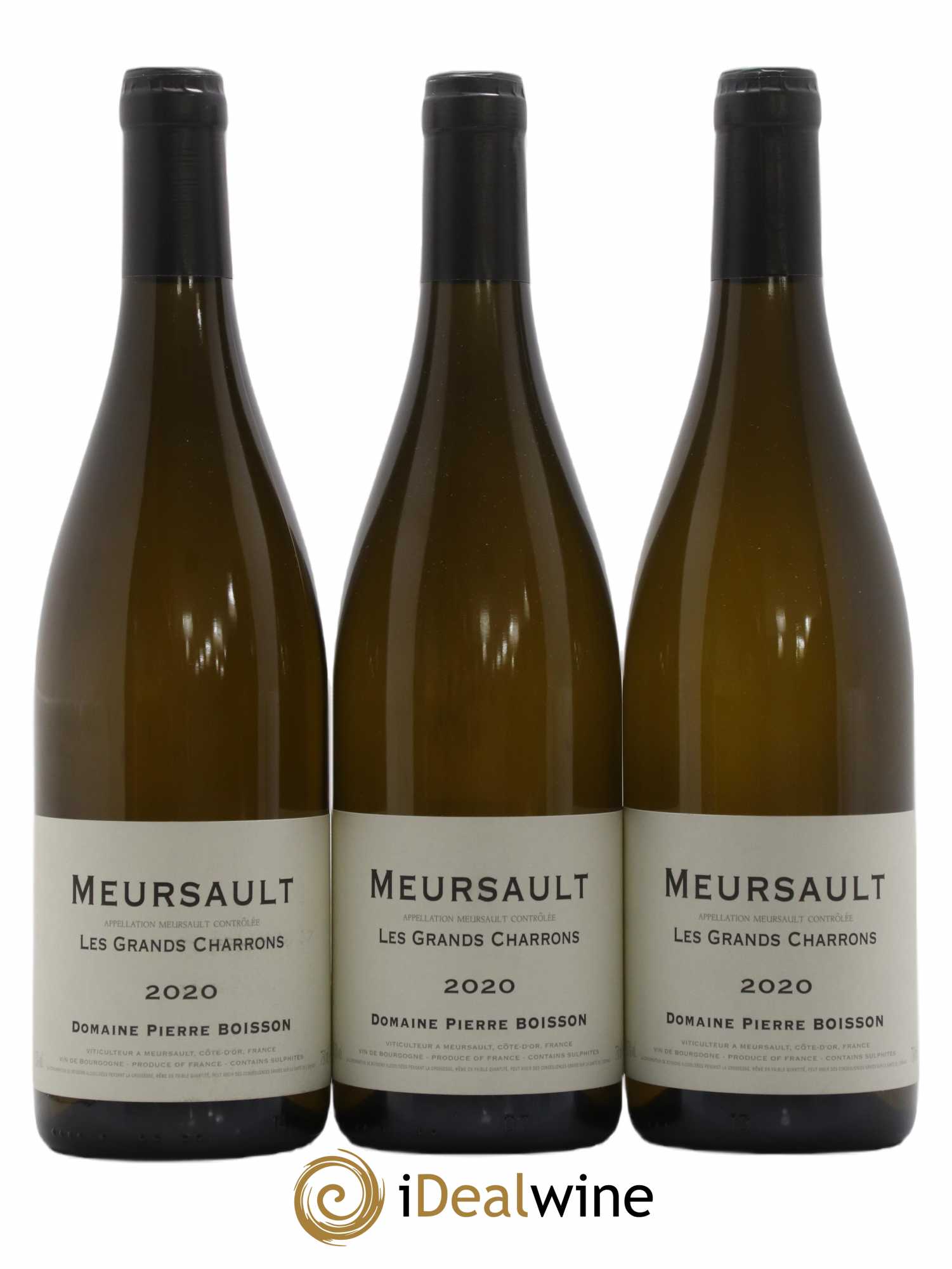 Meursault Les Grands Charrons Pierre Boisson (Domaine) 2020 - Lot de 3 bouteilles - 0