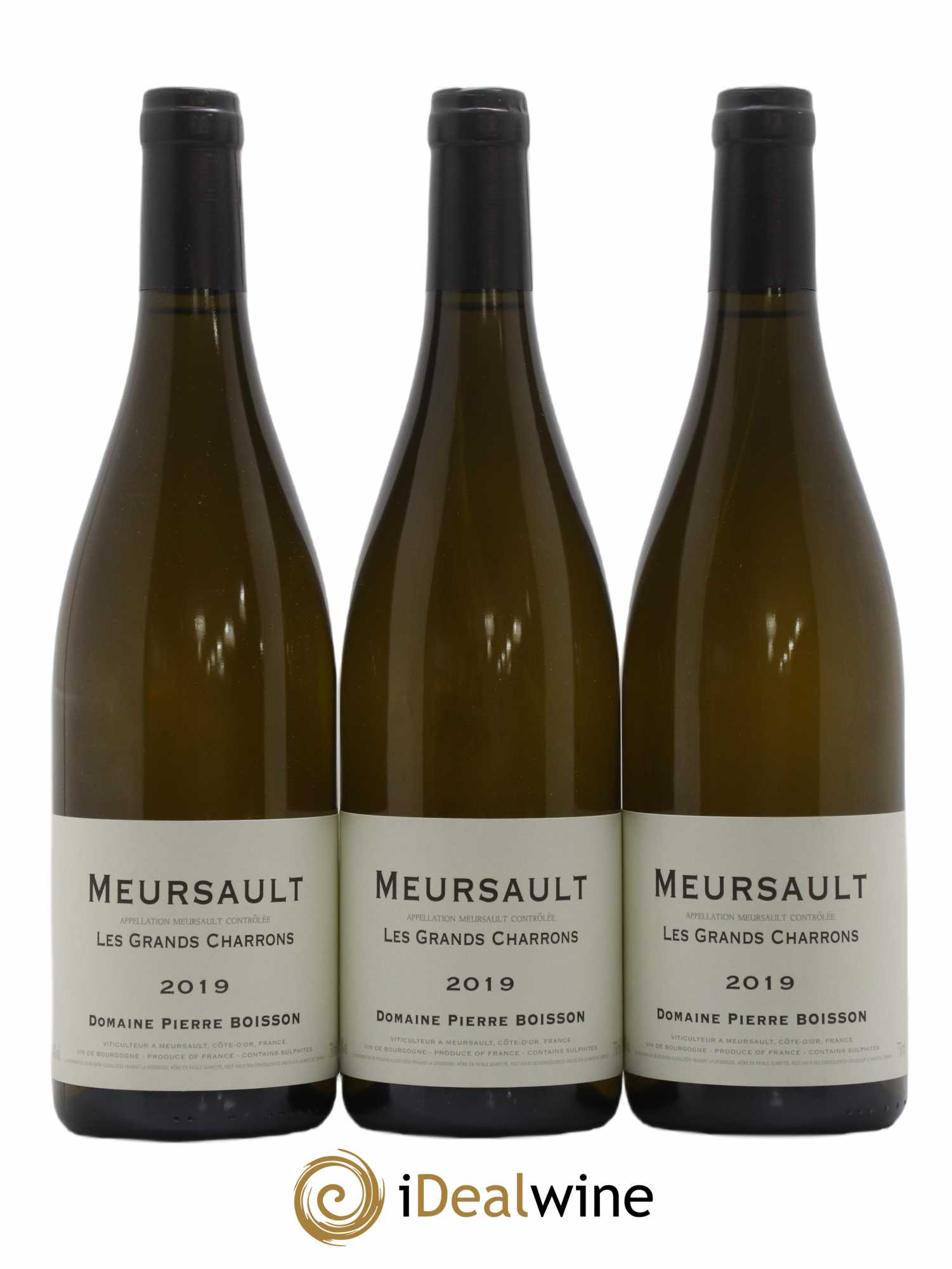 Meursault Les Grands Charrons Pierre Boisson (Domaine) 2019 - Lot de 3 bouteilles - 0