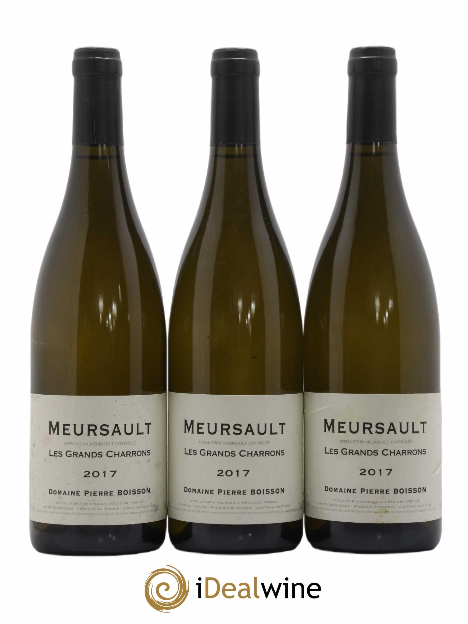 Meursault Les Grands Charrons Pierre Boisson (Domaine) 2017 - Lot de 3 bouteilles - 0