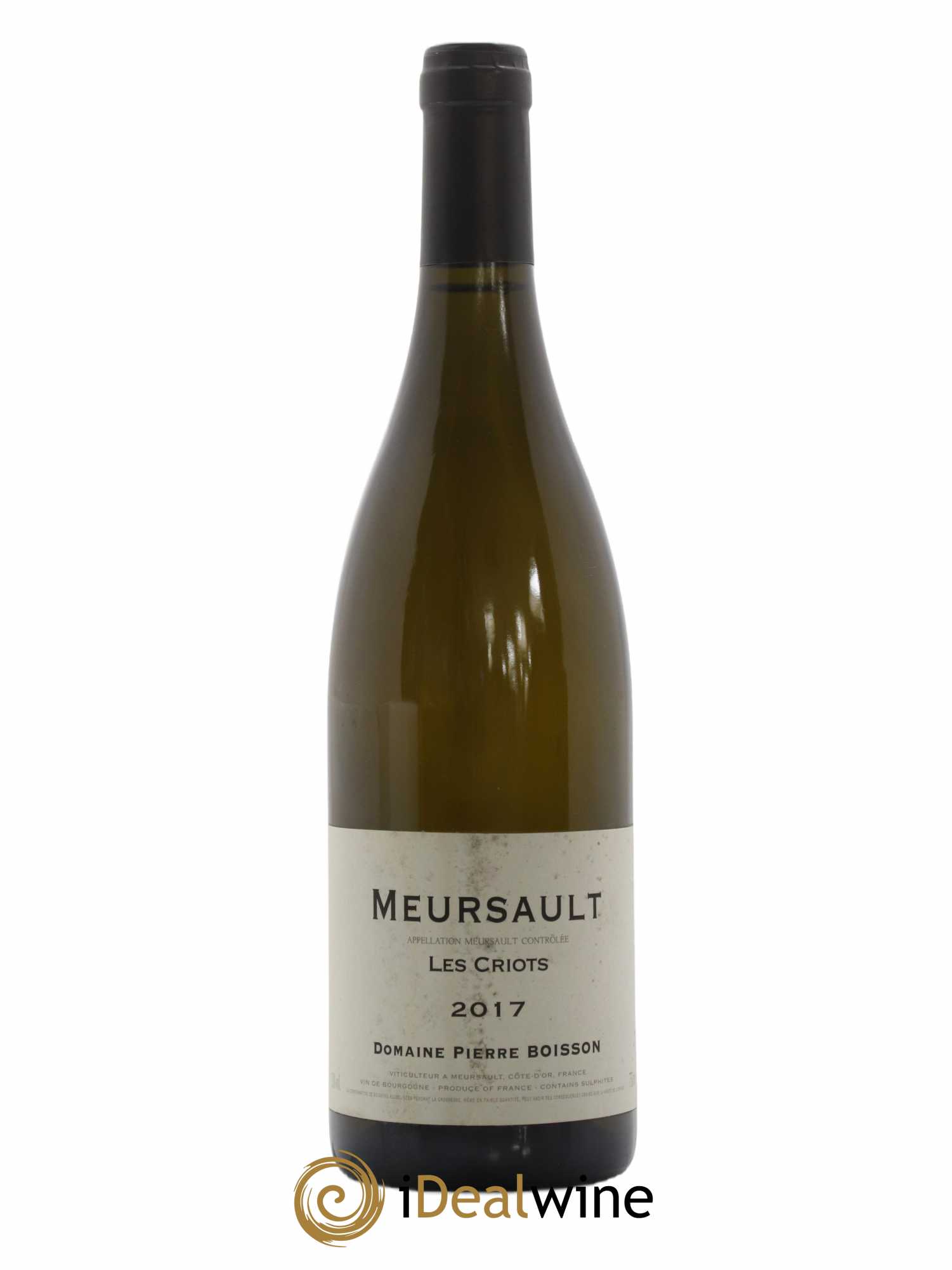 Meursault Les Criots Pierre Boisson (Domaine) 2017 - Lot de 1 bouteille - 0