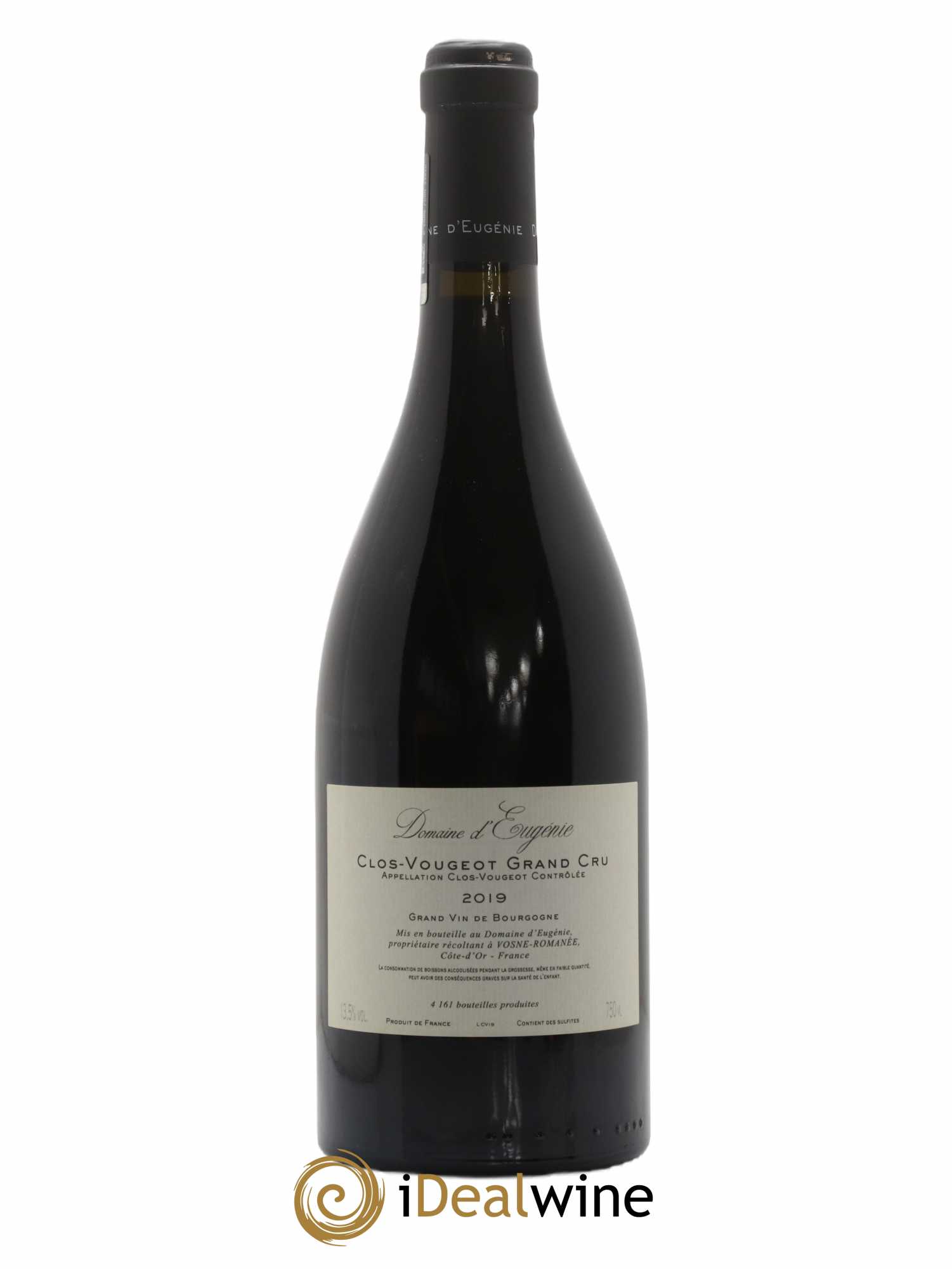 Clos de Vougeot Grand Cru Domaine René Engel - Domaine Eugénie 2019 - Lot de 1 bouteille - 1