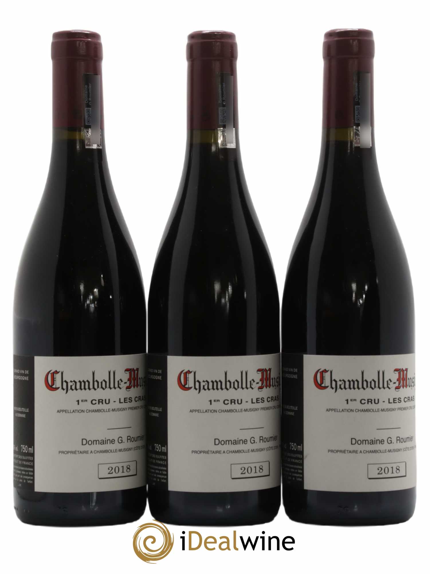 Chambolle-Musigny 1er Cru Les Cras Georges Roumier (Domaine) 2018 - Lot de 3 bouteilles - 1