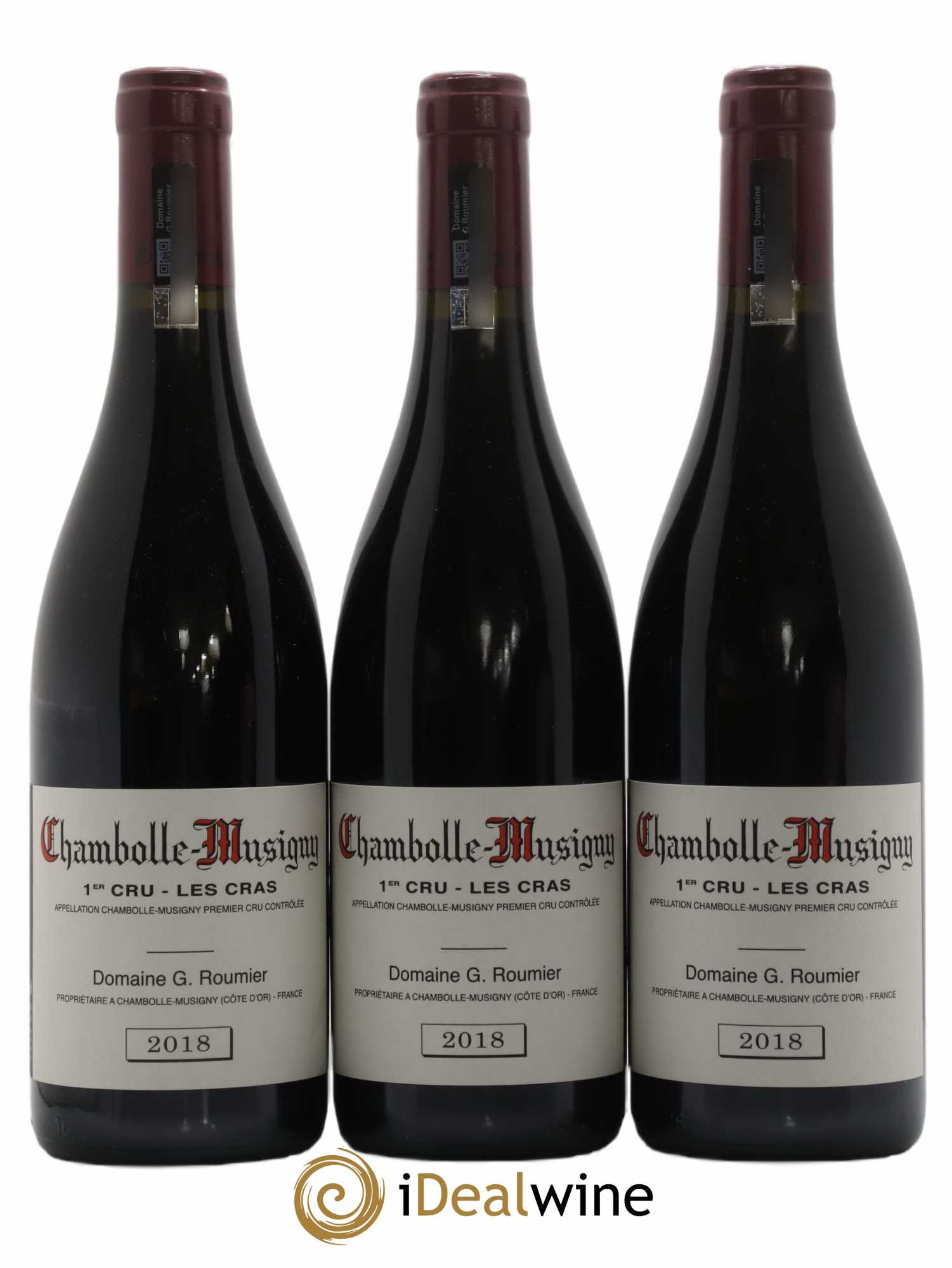Chambolle-Musigny 1er Cru Les Cras Georges Roumier (Domaine) 2018 - Lot de 3 bouteilles - 0