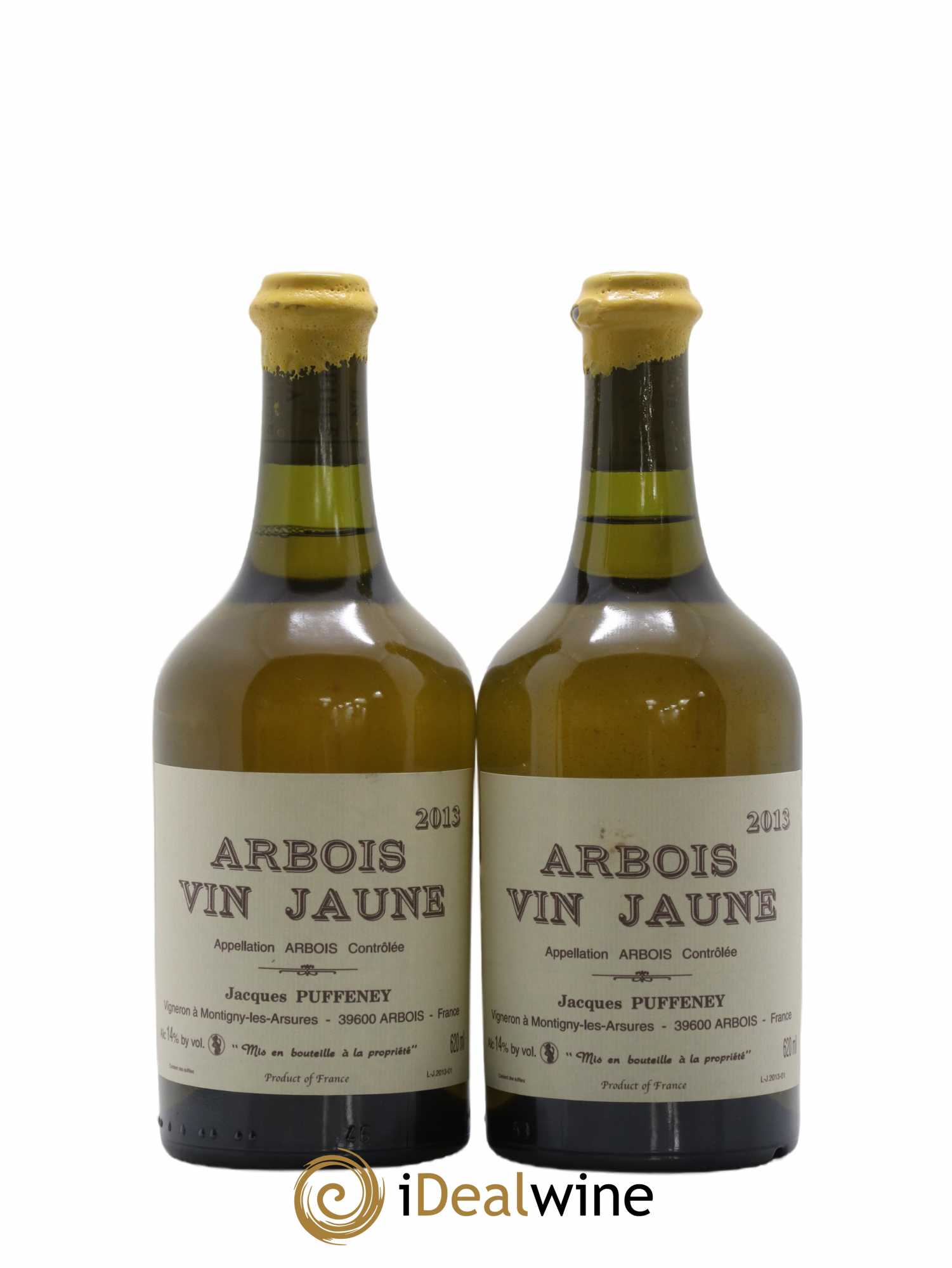 Arbois Vin Jaune Jacques Puffeney 2013 - Lot de 2 bouteilles - 0