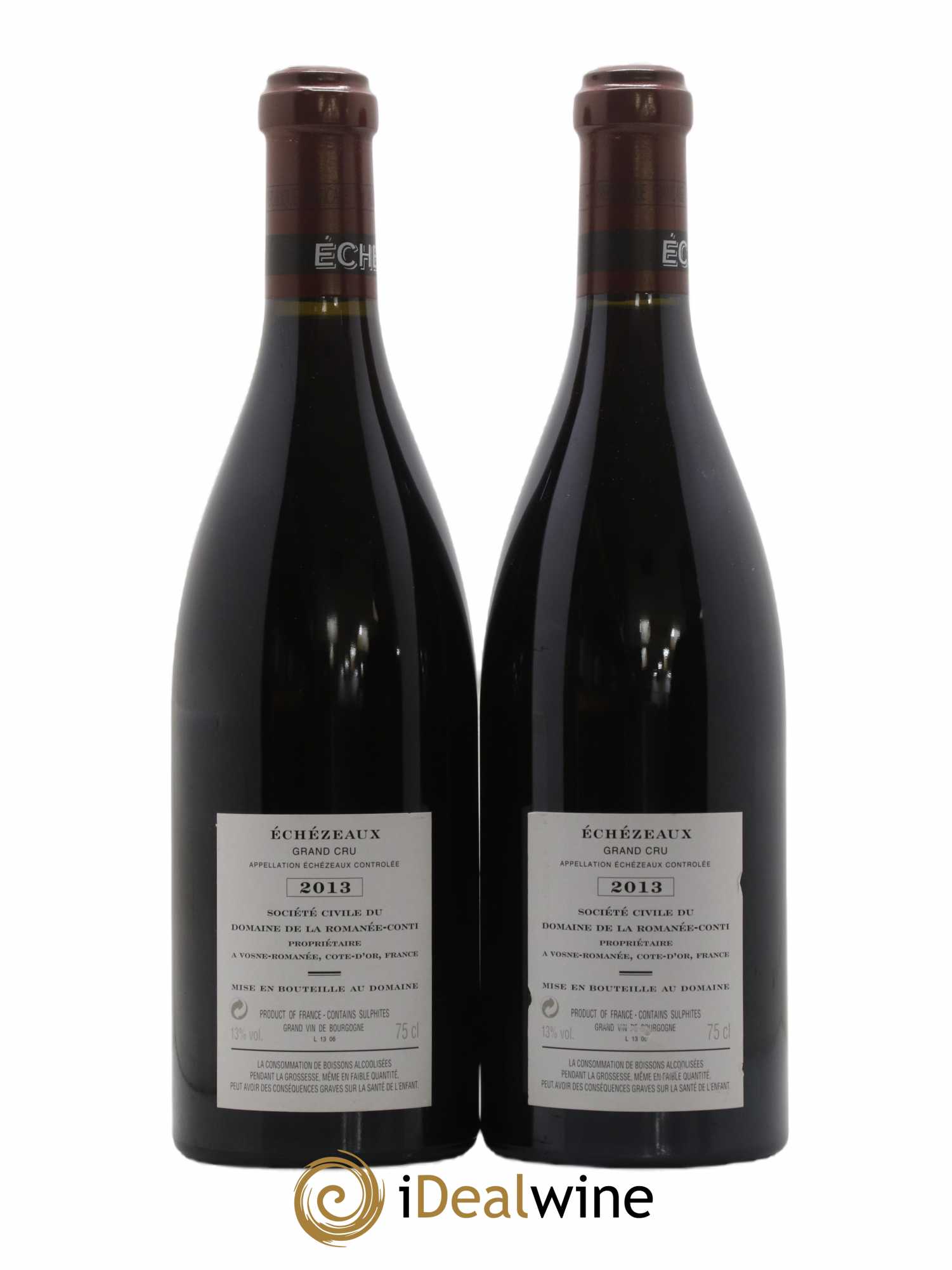 Echezeaux Grand Cru Domaine de la Romanée-Conti 2013 - Lot de 2 bouteilles - 1