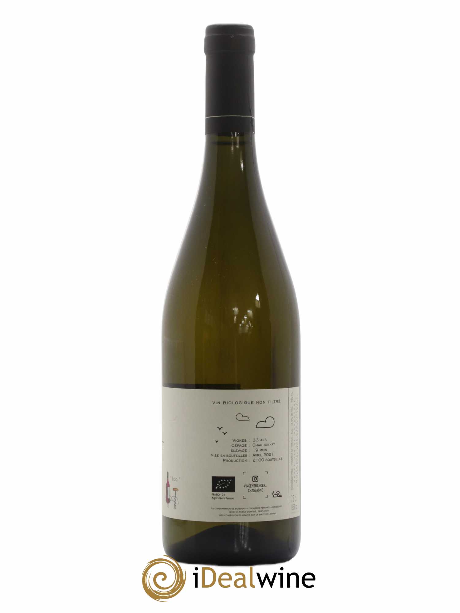 Meursault Les Corbins Vincent Dancer 2019 - Lot de 1 bouteille - 1