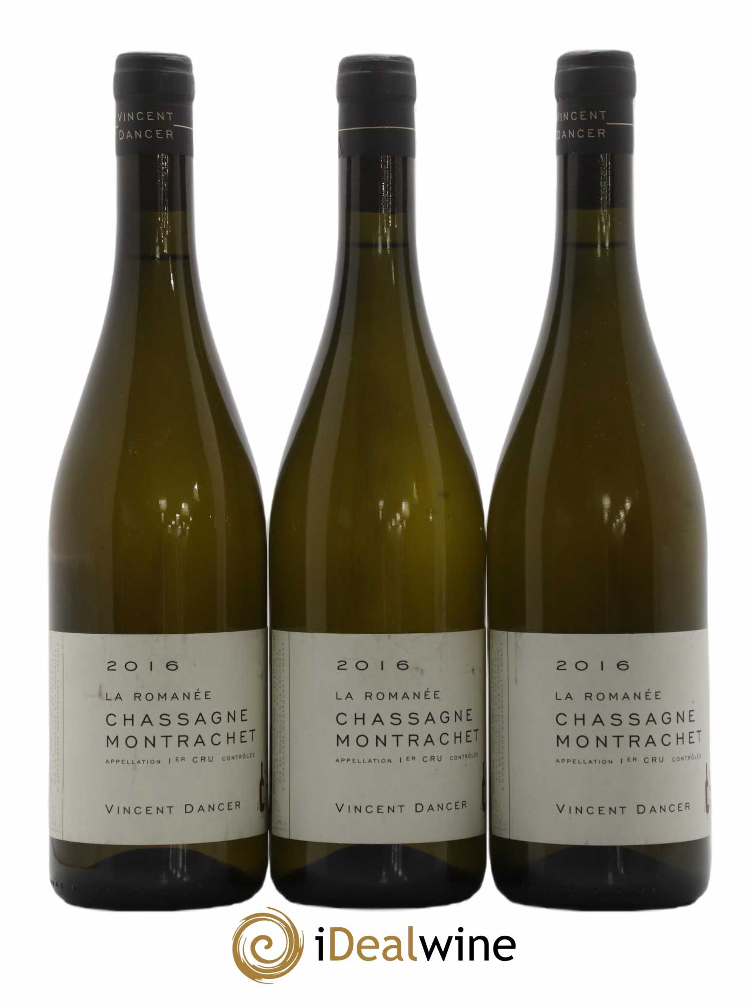Chassagne-Montrachet 1er Cru La Romanée Vincent Dancer 2016 - Lot de 3 bouteilles - 0