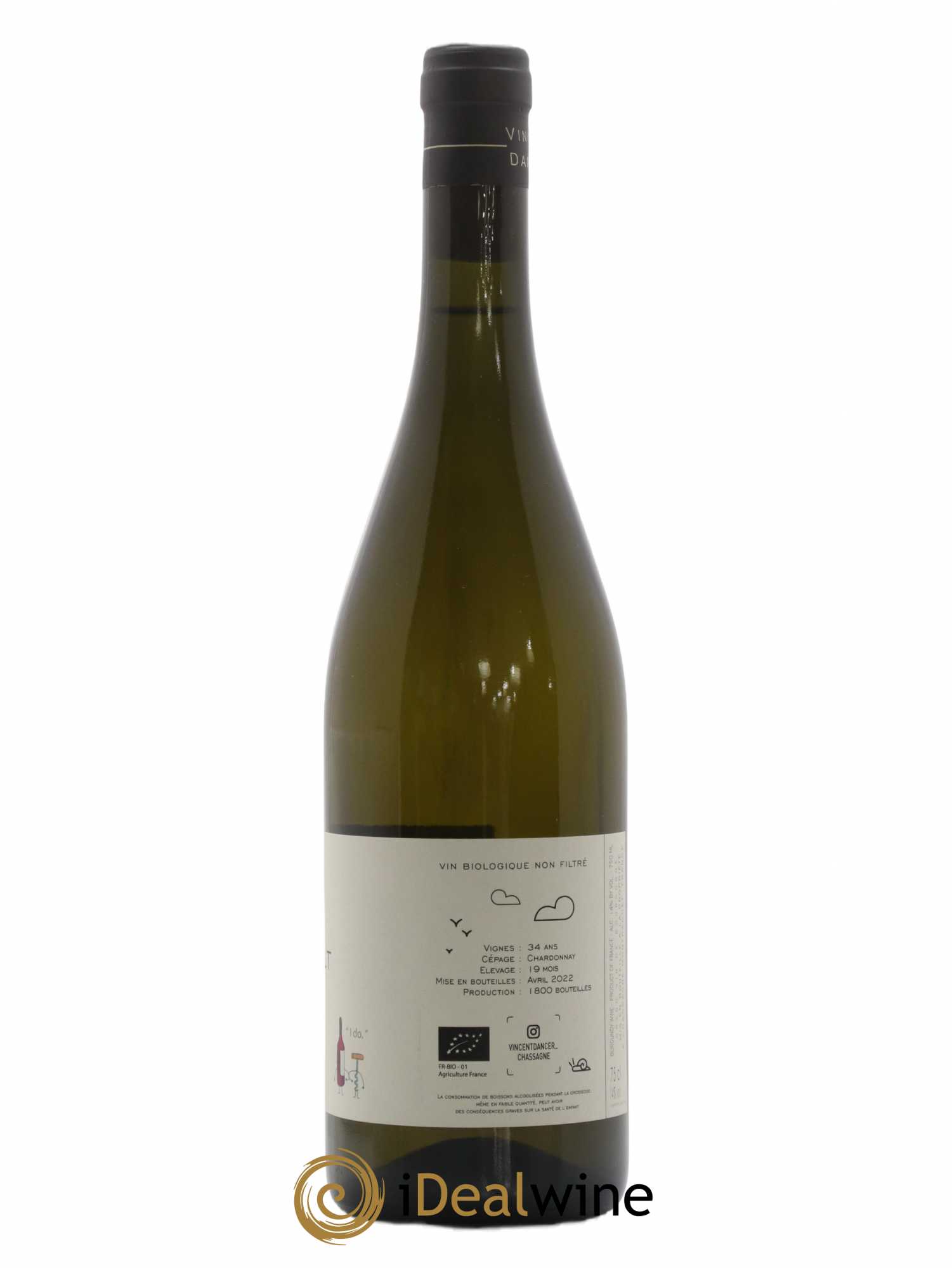 Meursault Les Corbins Vincent Dancer 2020 - Lot de 1 bouteille - 1
