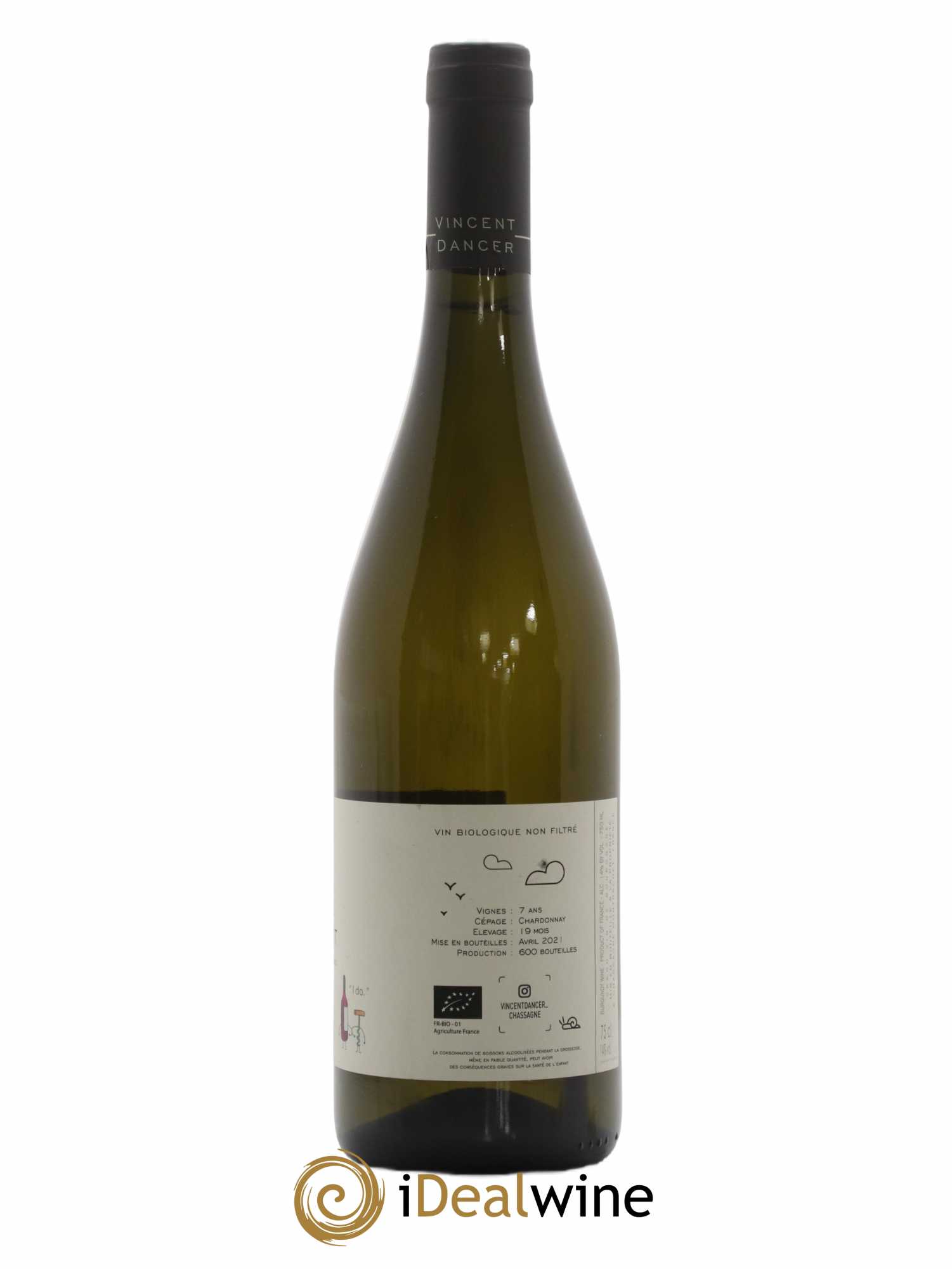 Chassagne-Montrachet 1er Cru Morgeot Vincent Dancer 2019 - Lot de 1 bouteille - 1