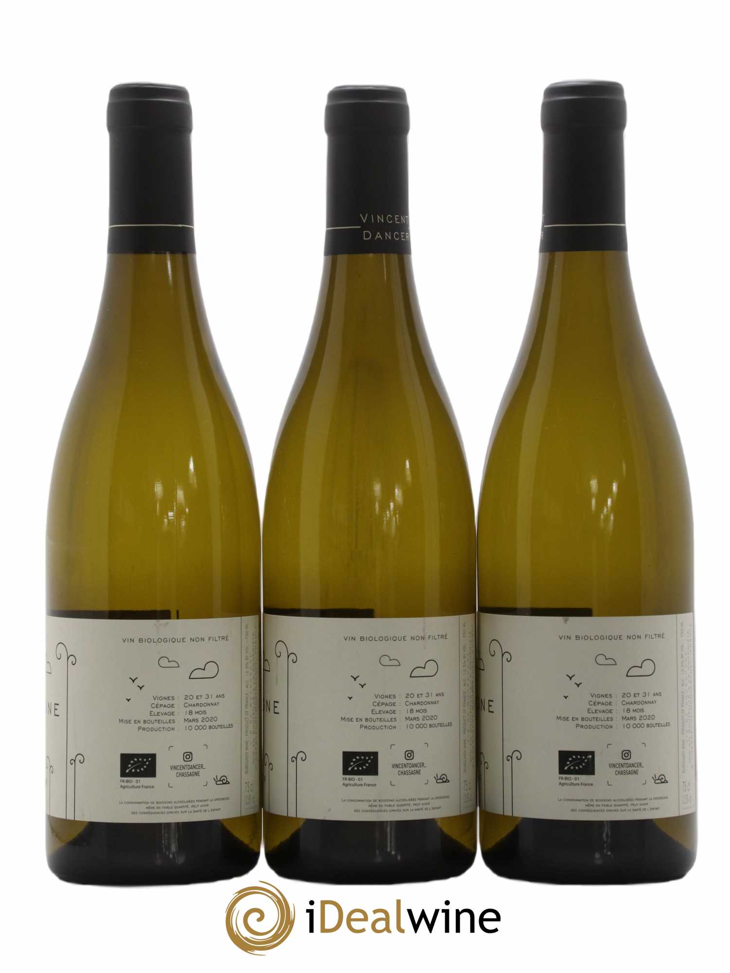 Bourgogne Vincent Dancer 2018 - Lot de 3 bouteilles - 1