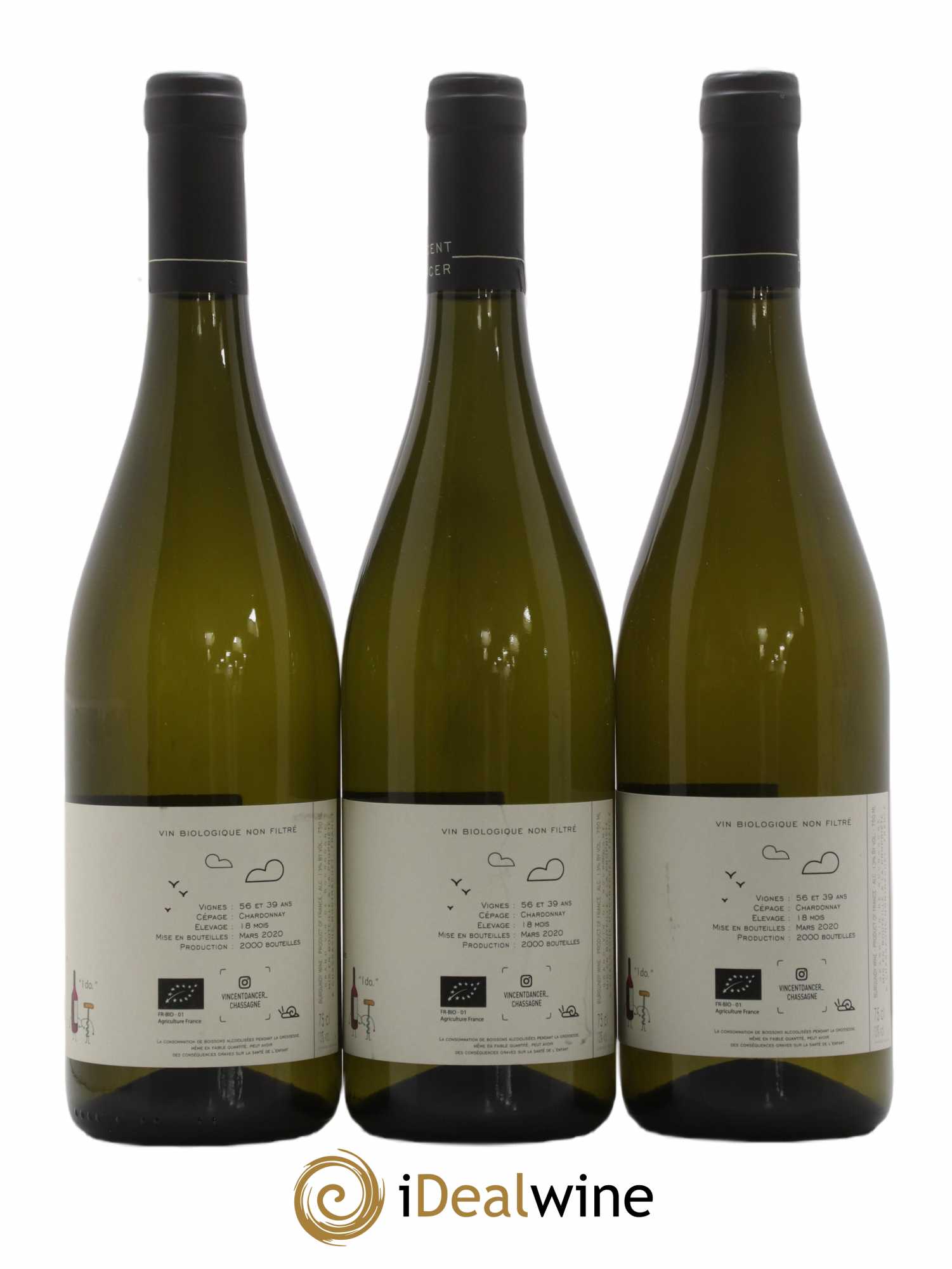 Meursault 1er Cru Perrières Vincent Dancer 2018 - Lot de 3 bouteilles - 1