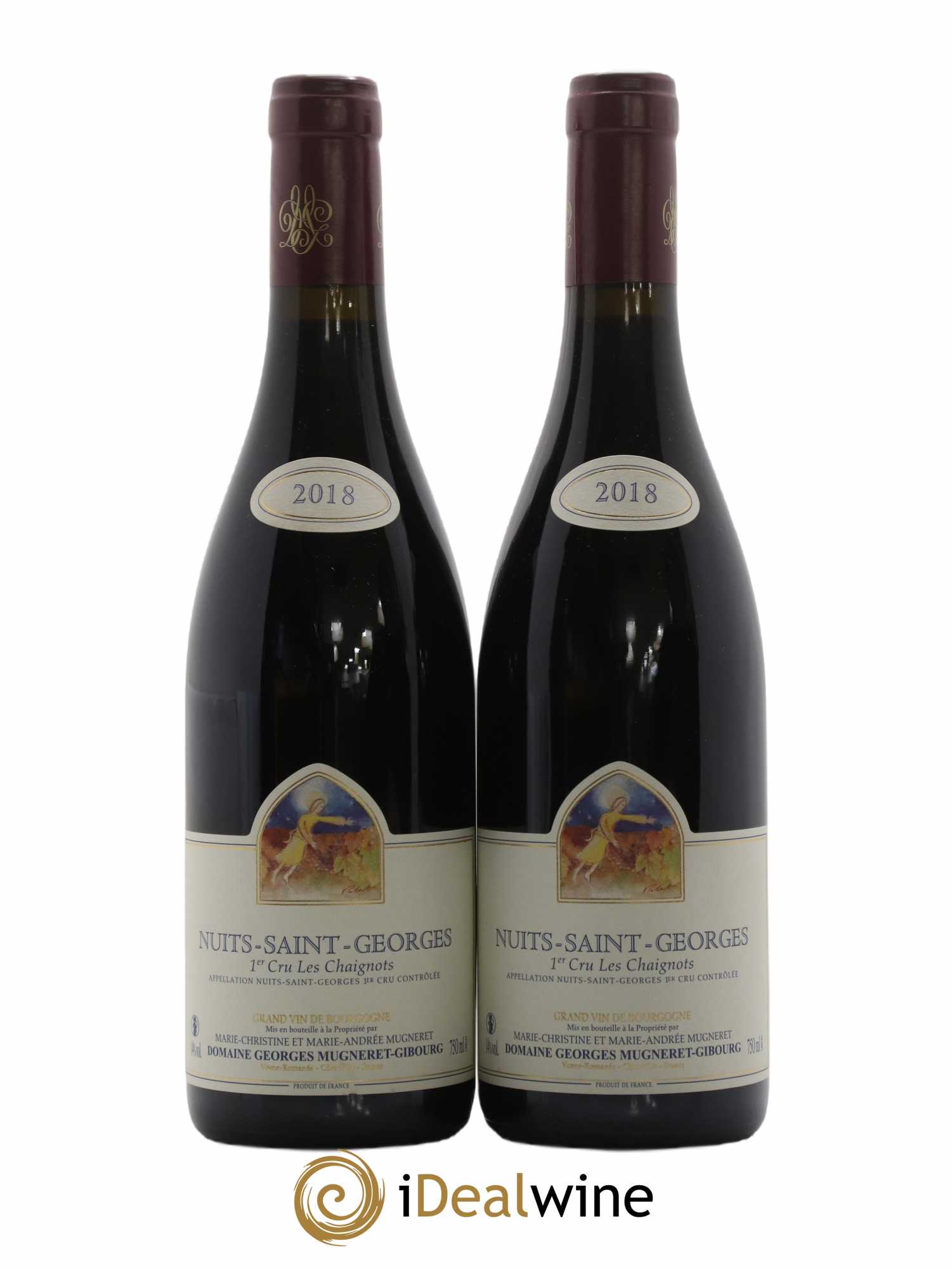 Nuits-Saint-Georges 1er Cru Les Chaignots Mugneret-Gibourg (Domaine) 2018 - Lot de 2 bouteilles - 0