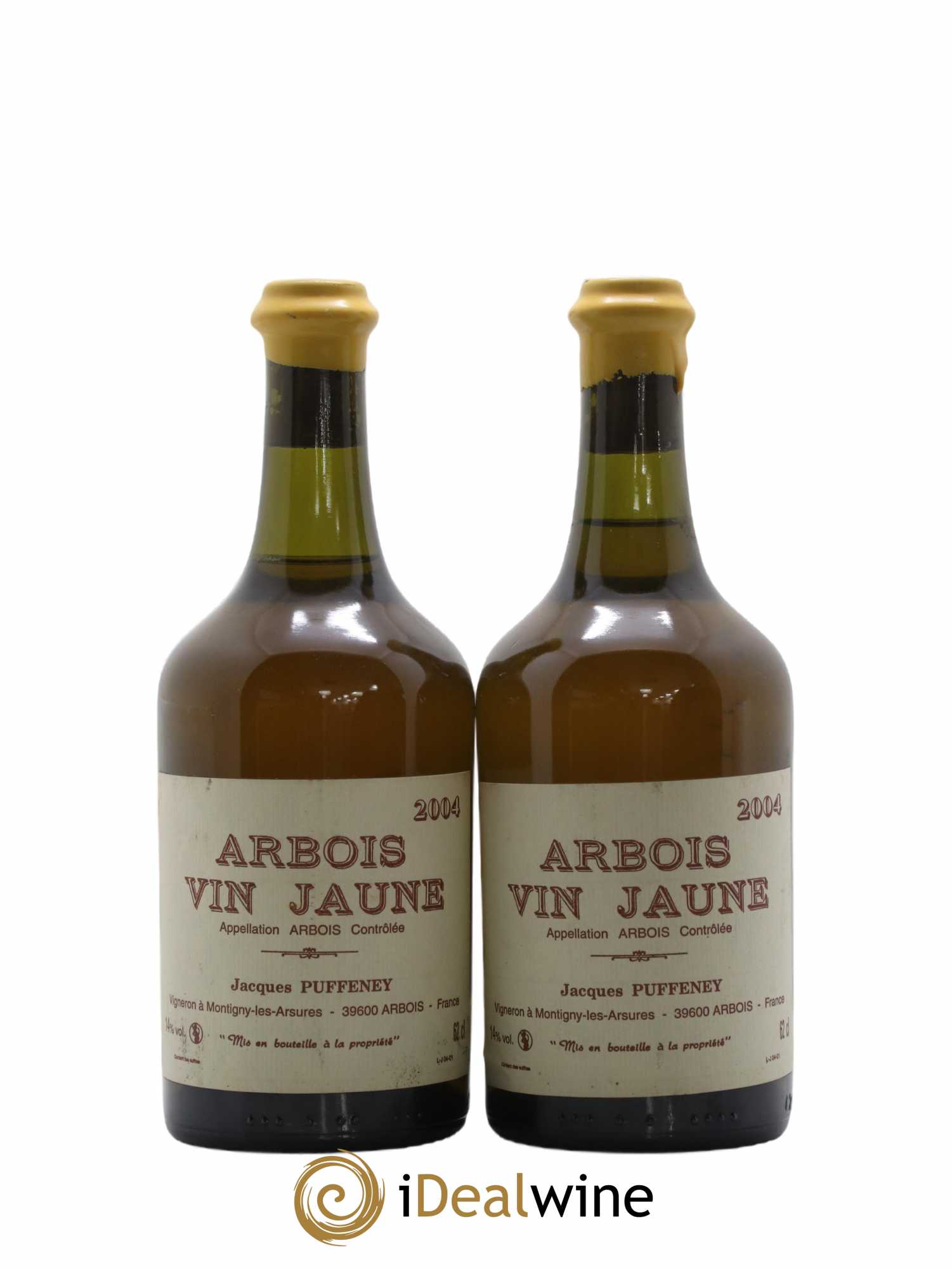 Arbois Vin Jaune Jacques Puffeney 2004 - Lot de 2 bouteilles - 0