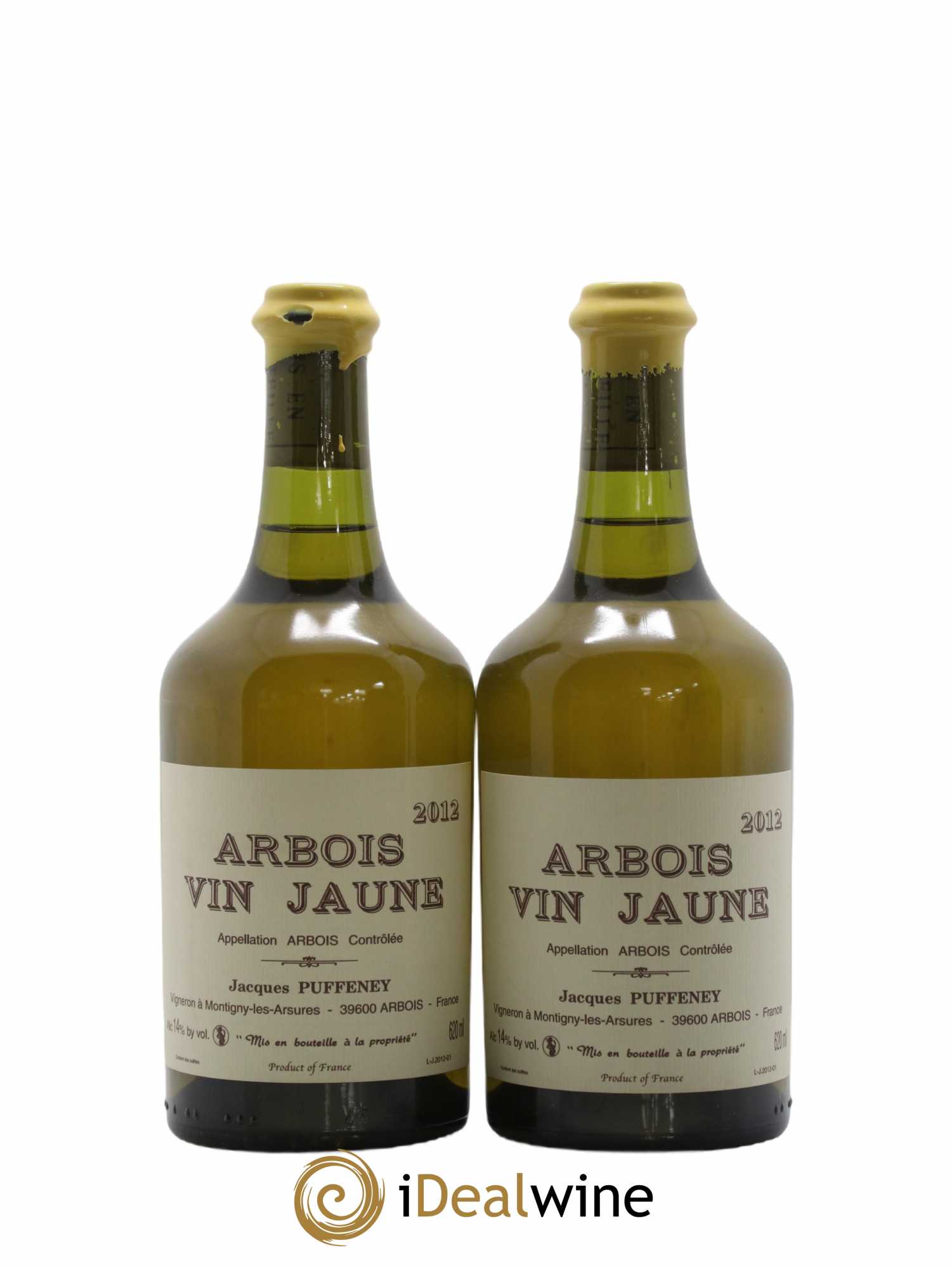 Arbois Vin Jaune Jacques Puffeney 2012 - Lot de 2 bouteilles - 0