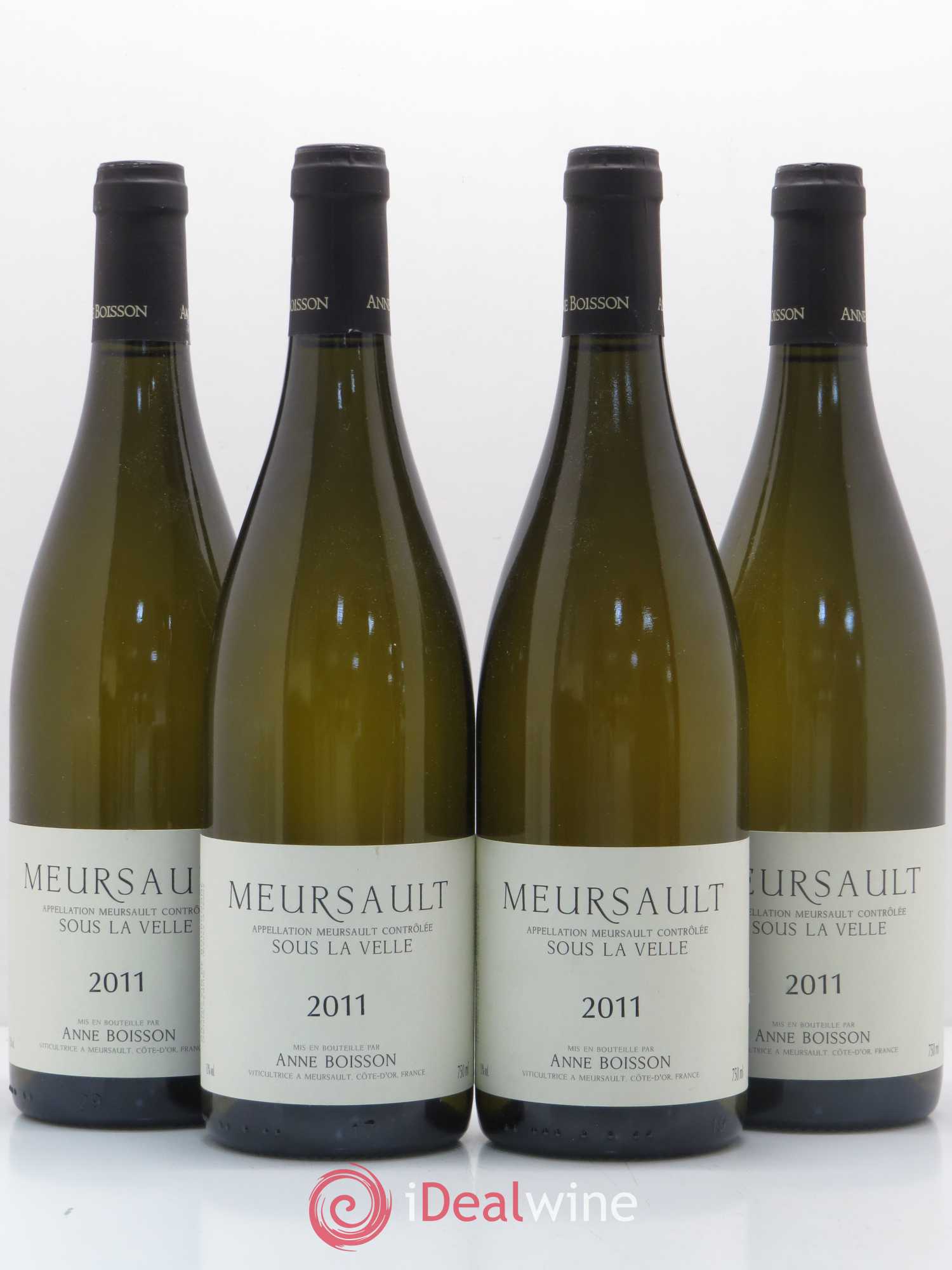 Meursault Sous la Velle Anne Boisson 2011 - Lot de 4 bouteilles - 0