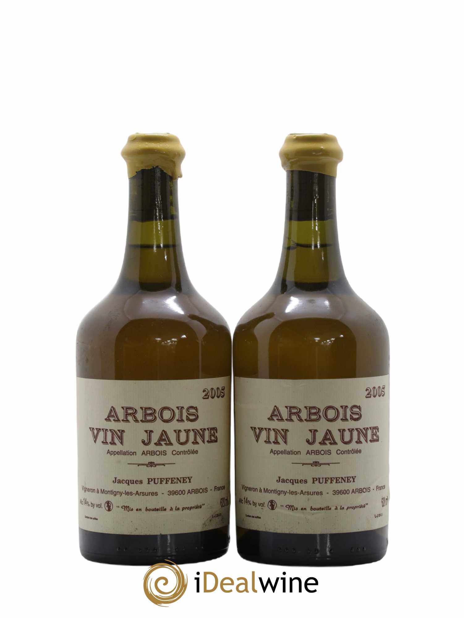 Arbois Vin Jaune Jacques Puffeney 2005 - Lot de 2 bouteilles - 0