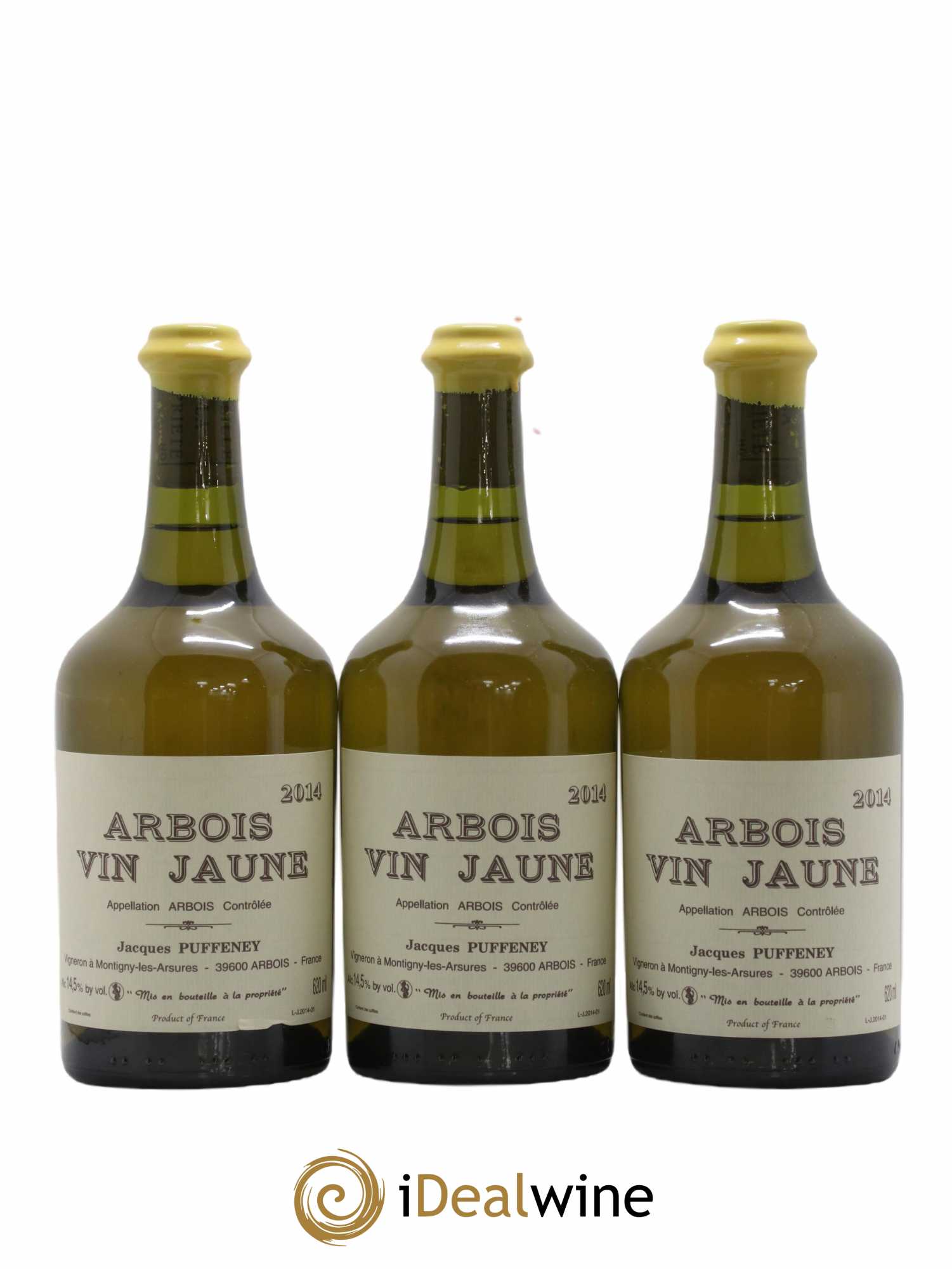 Arbois Vin Jaune Jacques Puffeney 2014 - Lot de 3 bouteilles - 0