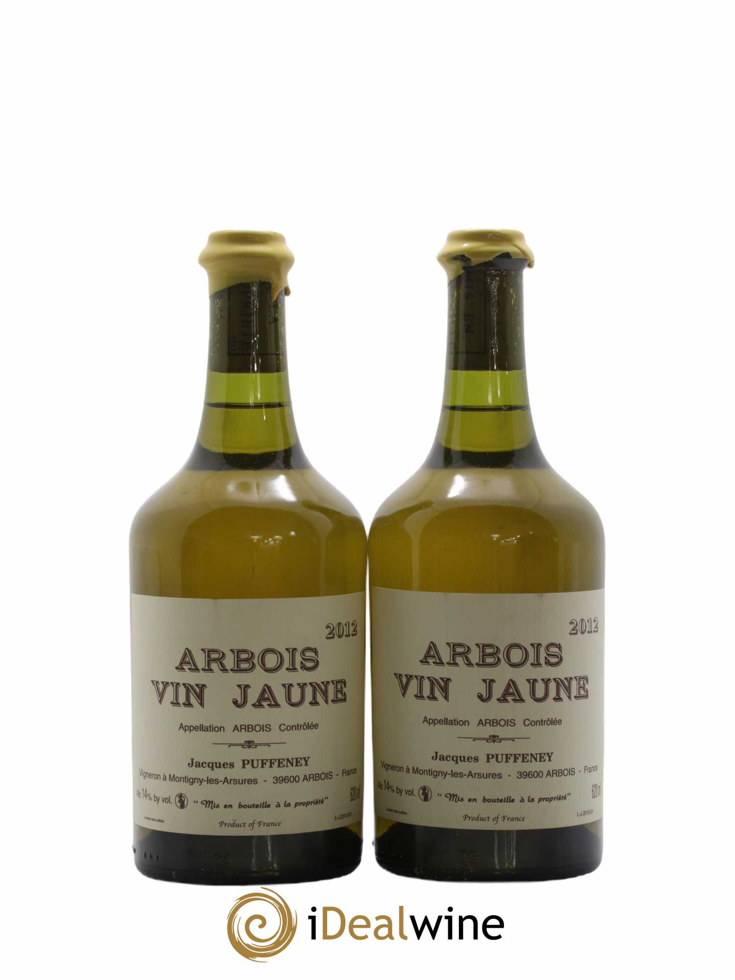 Arbois Vin Jaune Jacques Puffeney 2012 - Lot de 2 bouteilles - 0