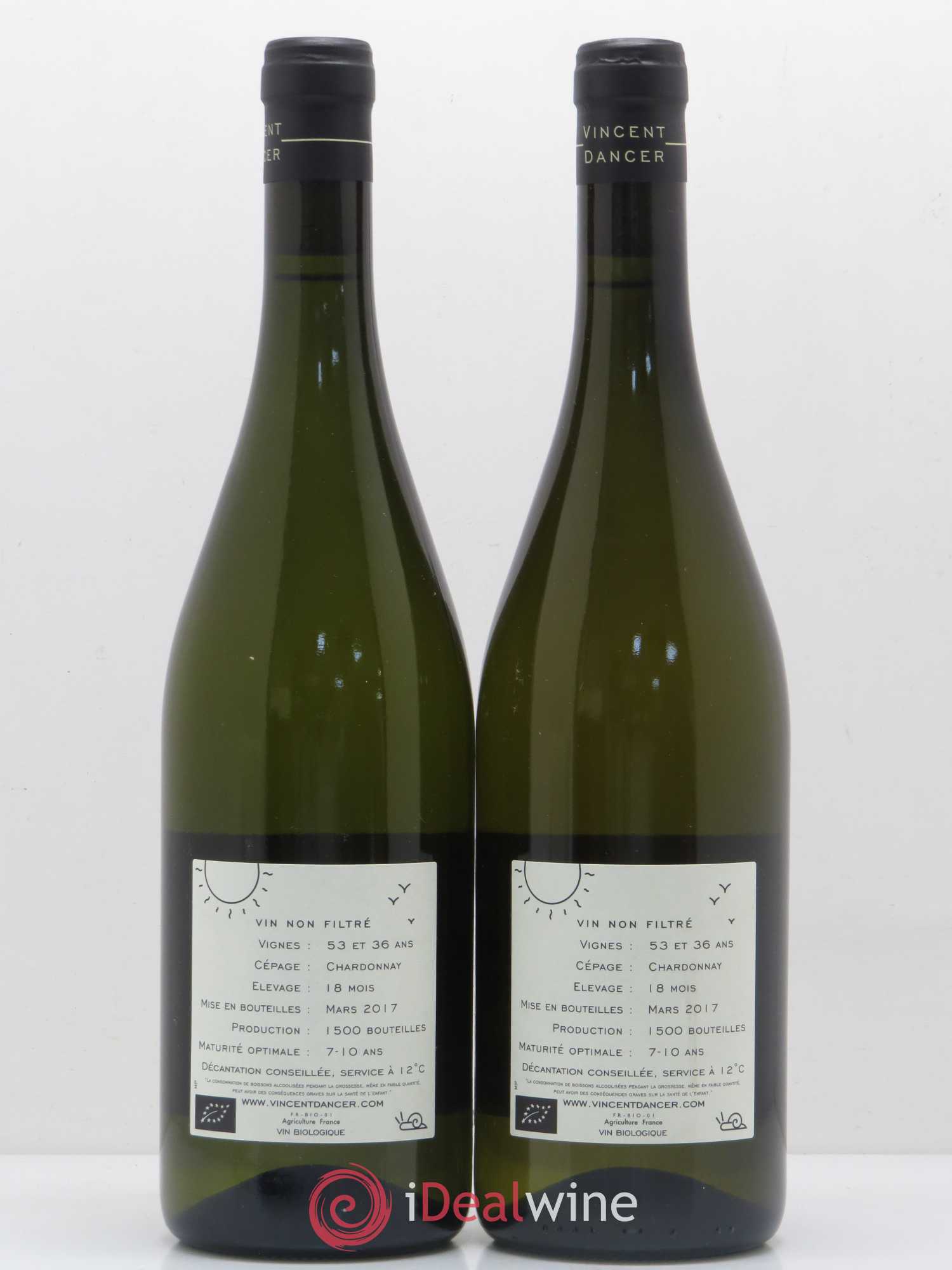 Meursault 1er Cru Perrières Vincent Dancer 2015 - Lot de 2 bouteilles - 1