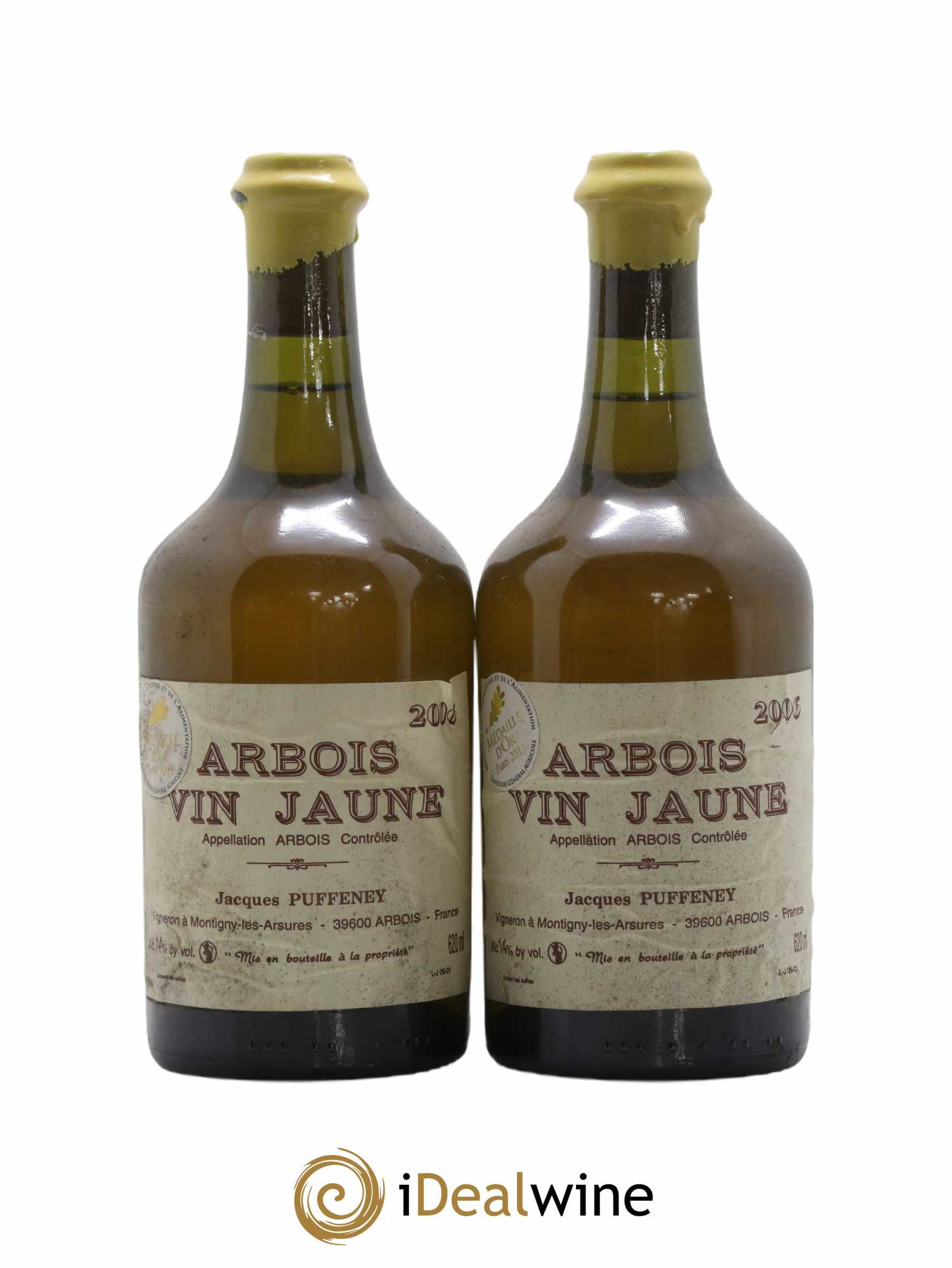 Arbois Vin Jaune Jacques Puffeney 2006 - Lot de 2 bouteilles - 0