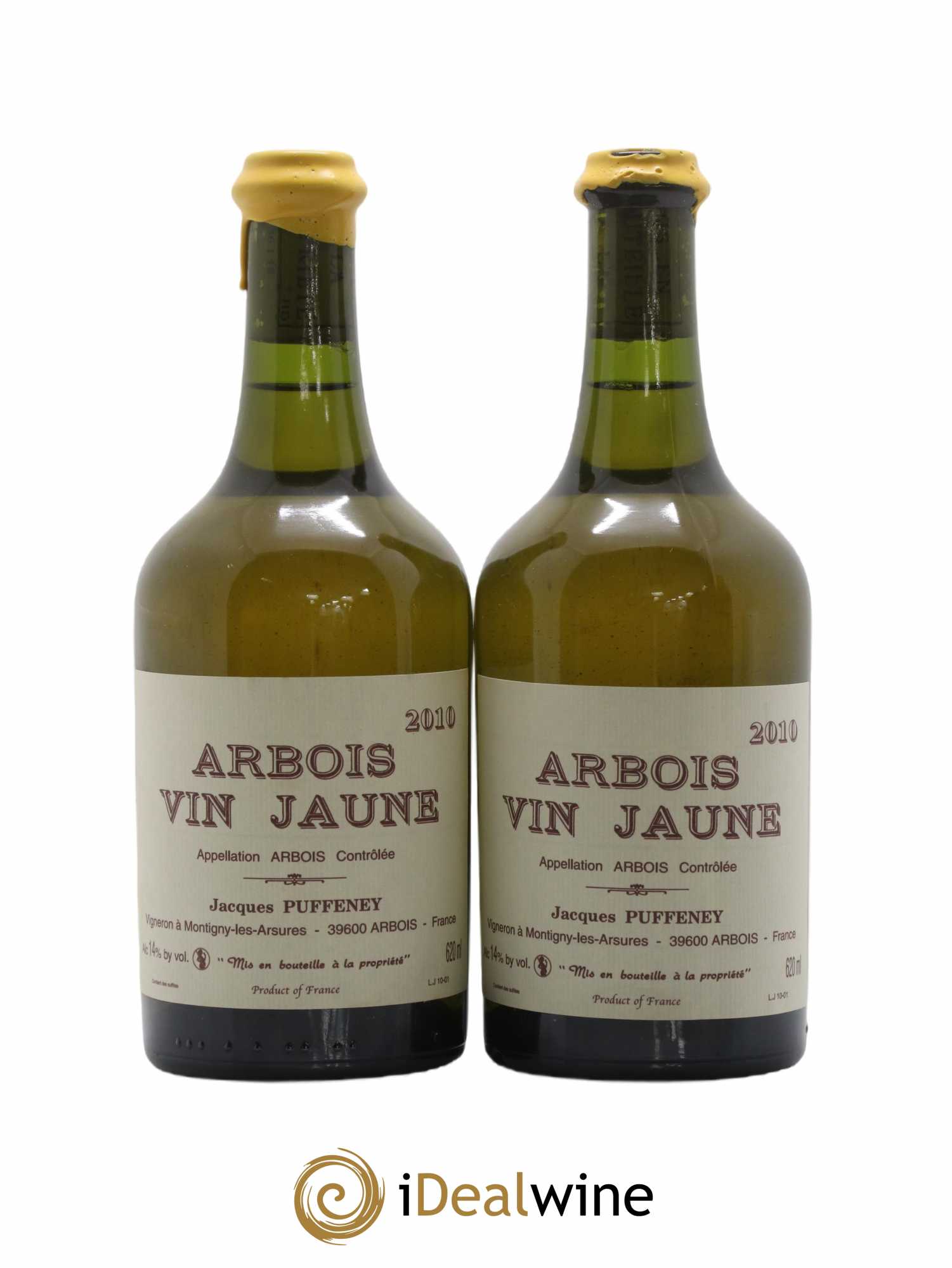 Arbois Vin Jaune Jacques Puffeney 2010 - Lot de 2 bouteilles - 0