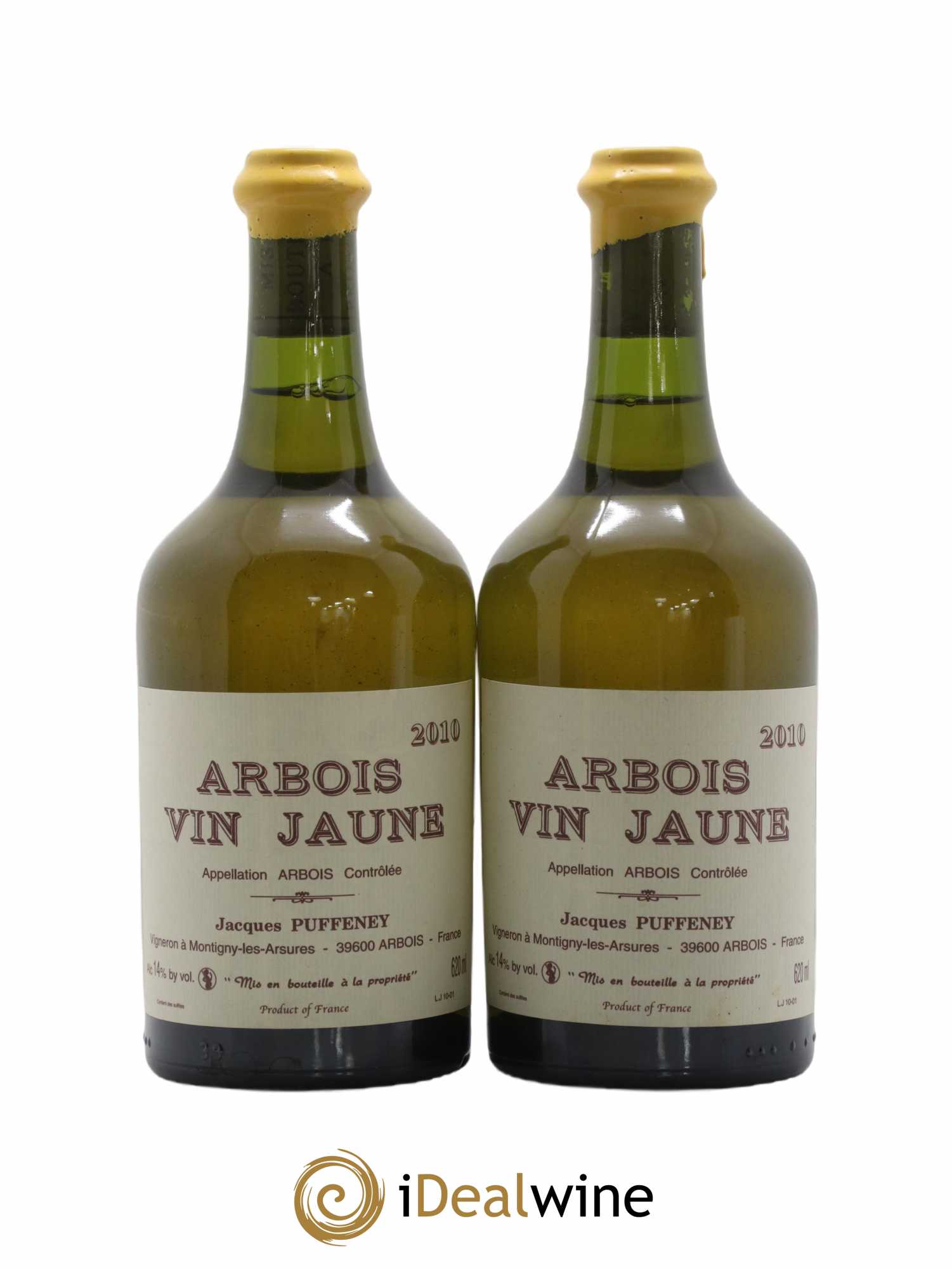 Arbois Vin Jaune Jacques Puffeney 2010 - Lot de 2 bouteilles - 0