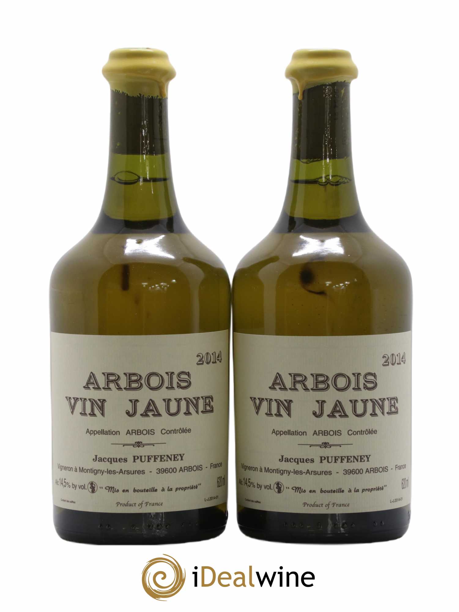 Arbois Vin Jaune Jacques Puffeney 2014 - Lot de 2 bouteilles - 0