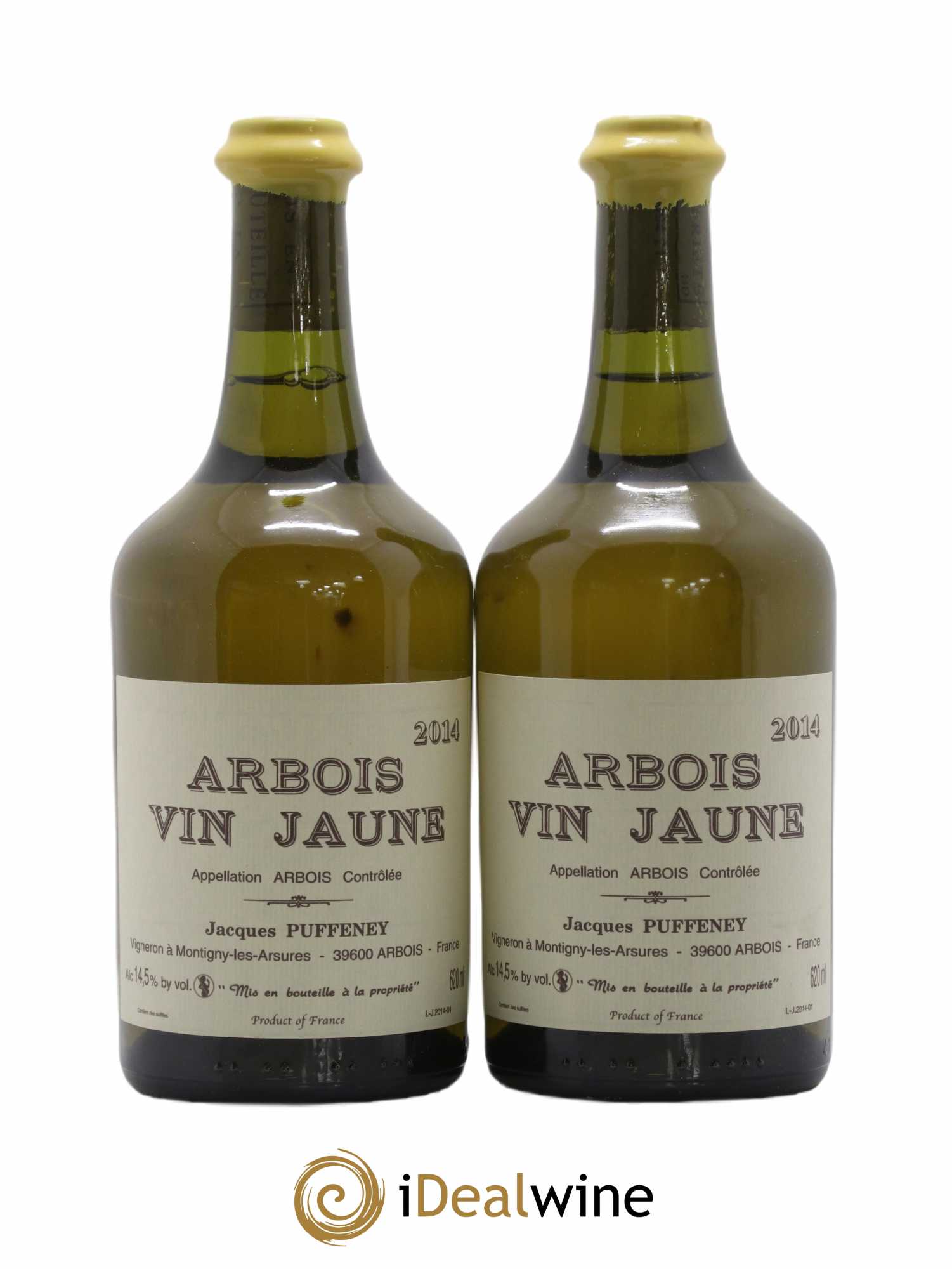 Arbois Vin Jaune Jacques Puffeney 2014 - Lot de 2 bouteilles - 0