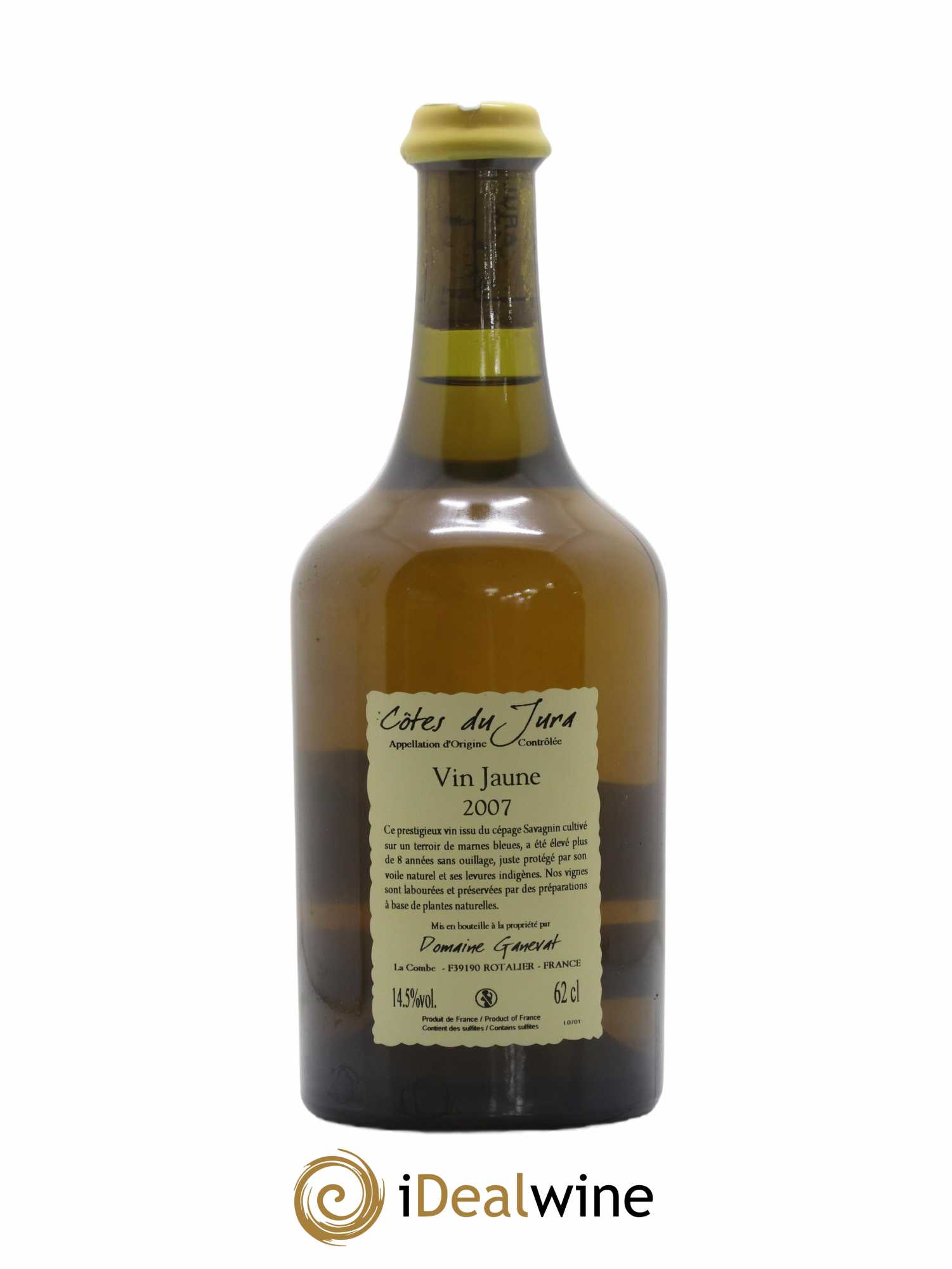 Côtes du Jura Vin Jaune Jean-François Ganevat (Domaine) 2007 - Lot of 1 bottle - 1