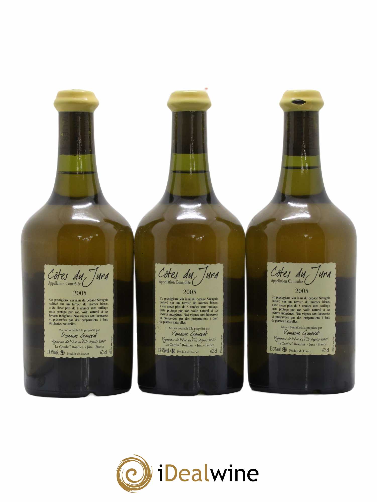 Côtes du Jura Vin Jaune Jean-François Ganevat (Domaine) 2005 - Lot de 3 bouteilles - 1