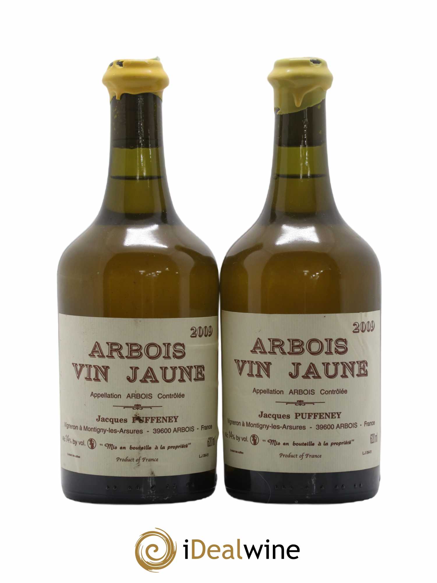 Arbois Vin Jaune Jacques Puffeney 2009 - Lot de 2 bouteilles - 0
