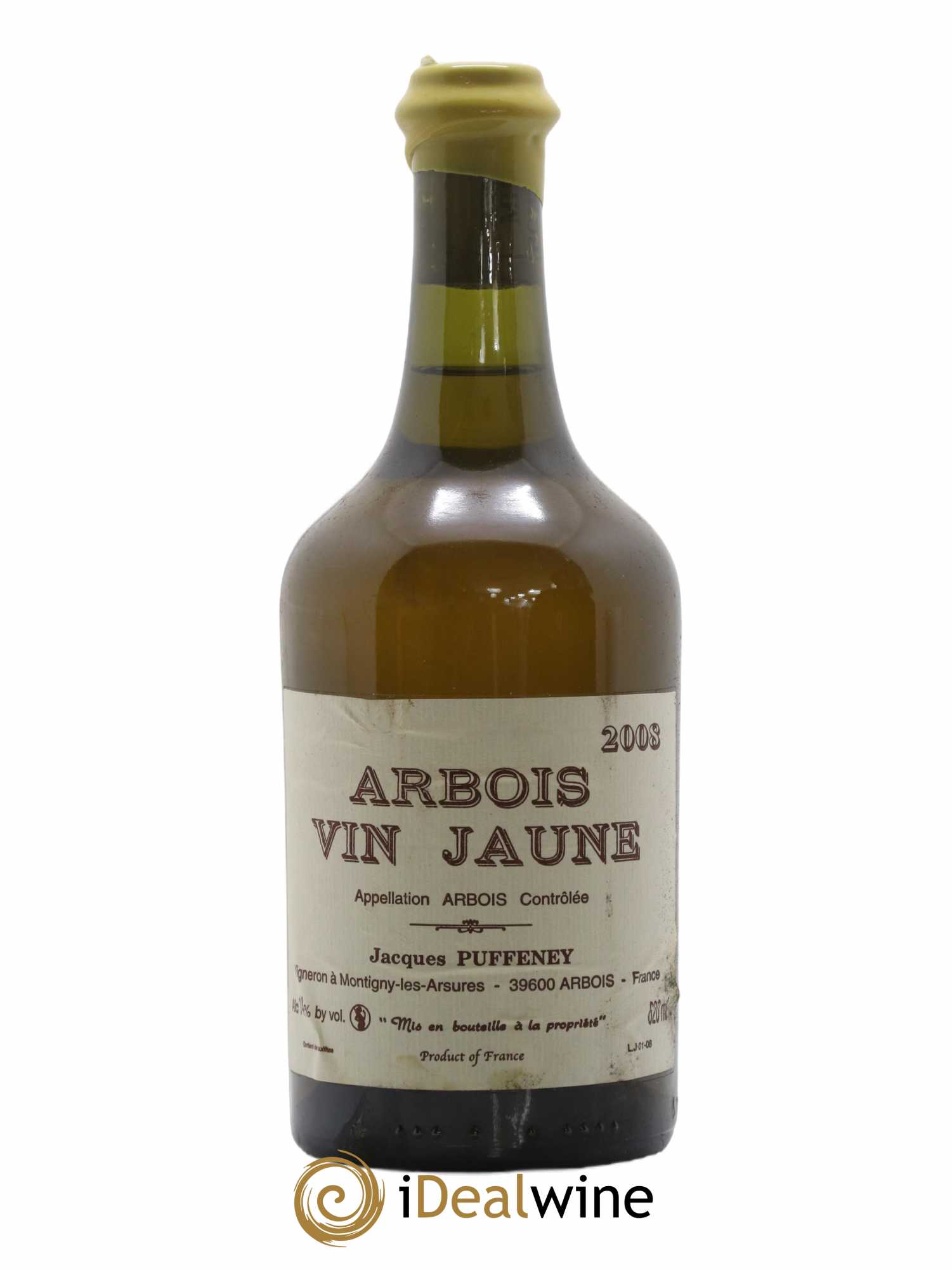 Arbois Vin Jaune Jacques Puffeney 2008 - Lot de 1 bouteille - 0
