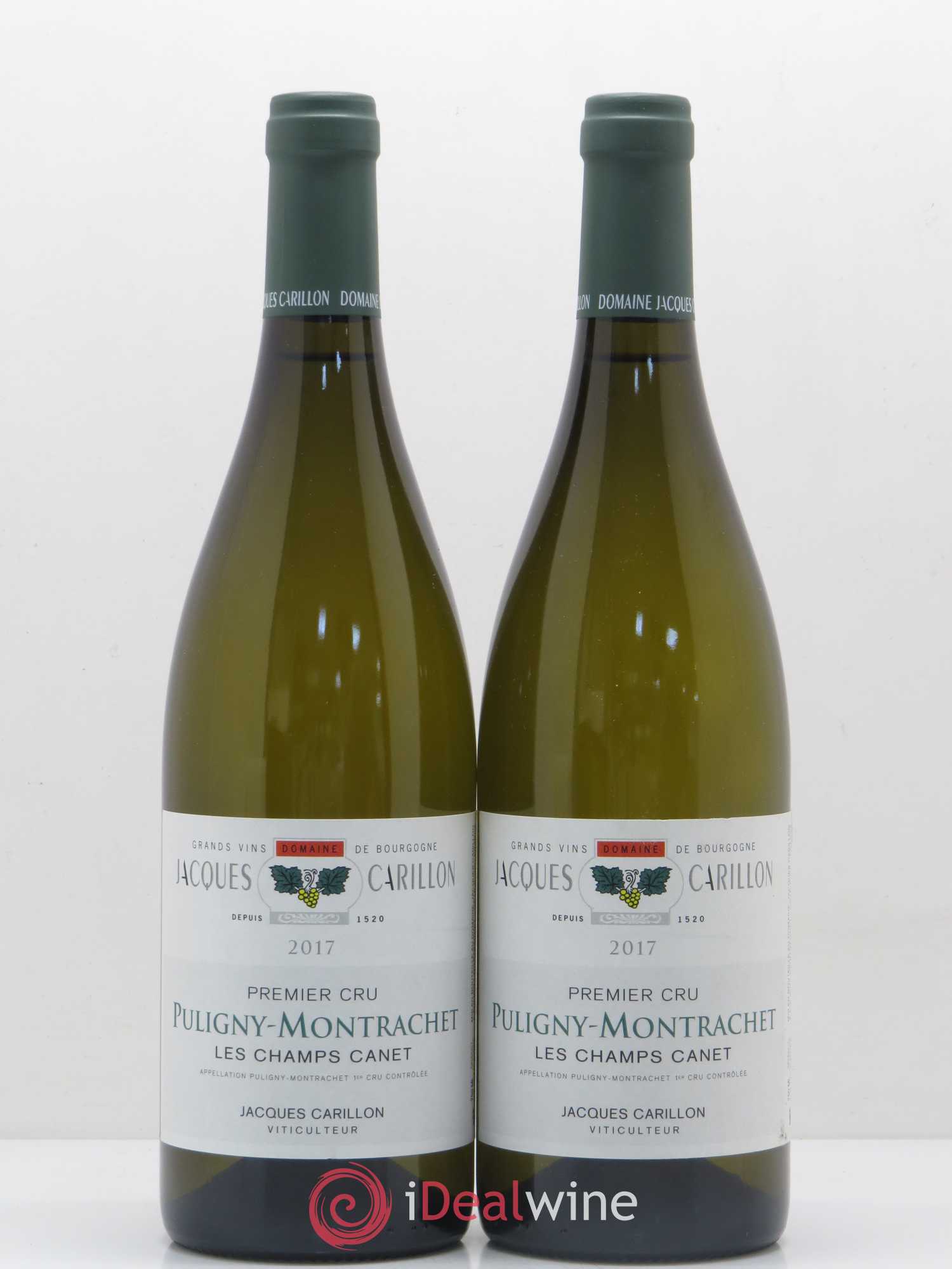 Puligny-Montrachet 1er Cru Les Champs Canet Domaine Jacques Carillon 2017 - Posten von 2 Flaschen - 0