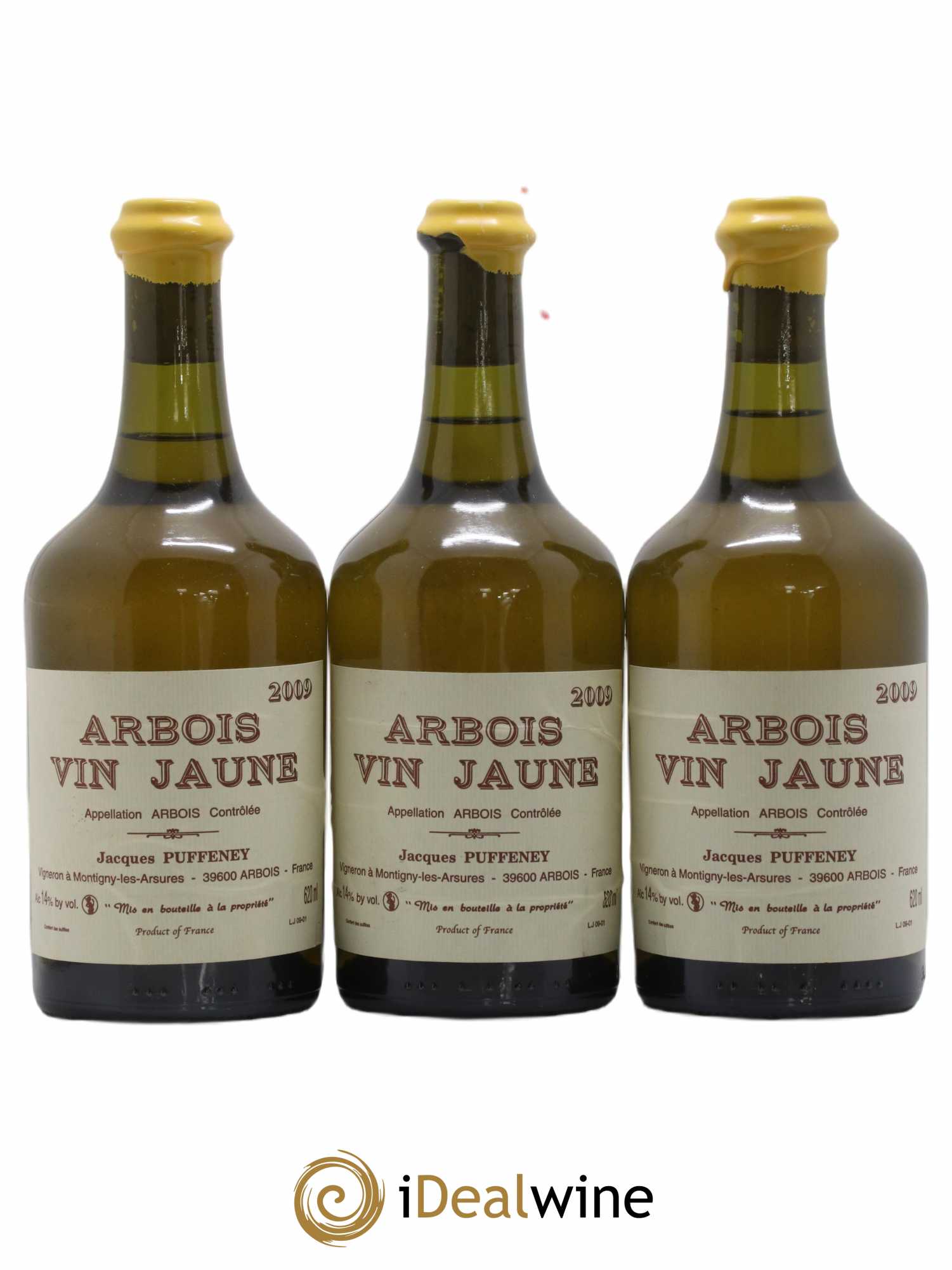 Arbois Vin Jaune Jacques Puffeney 2009 - Lot de 3 bouteilles - 0